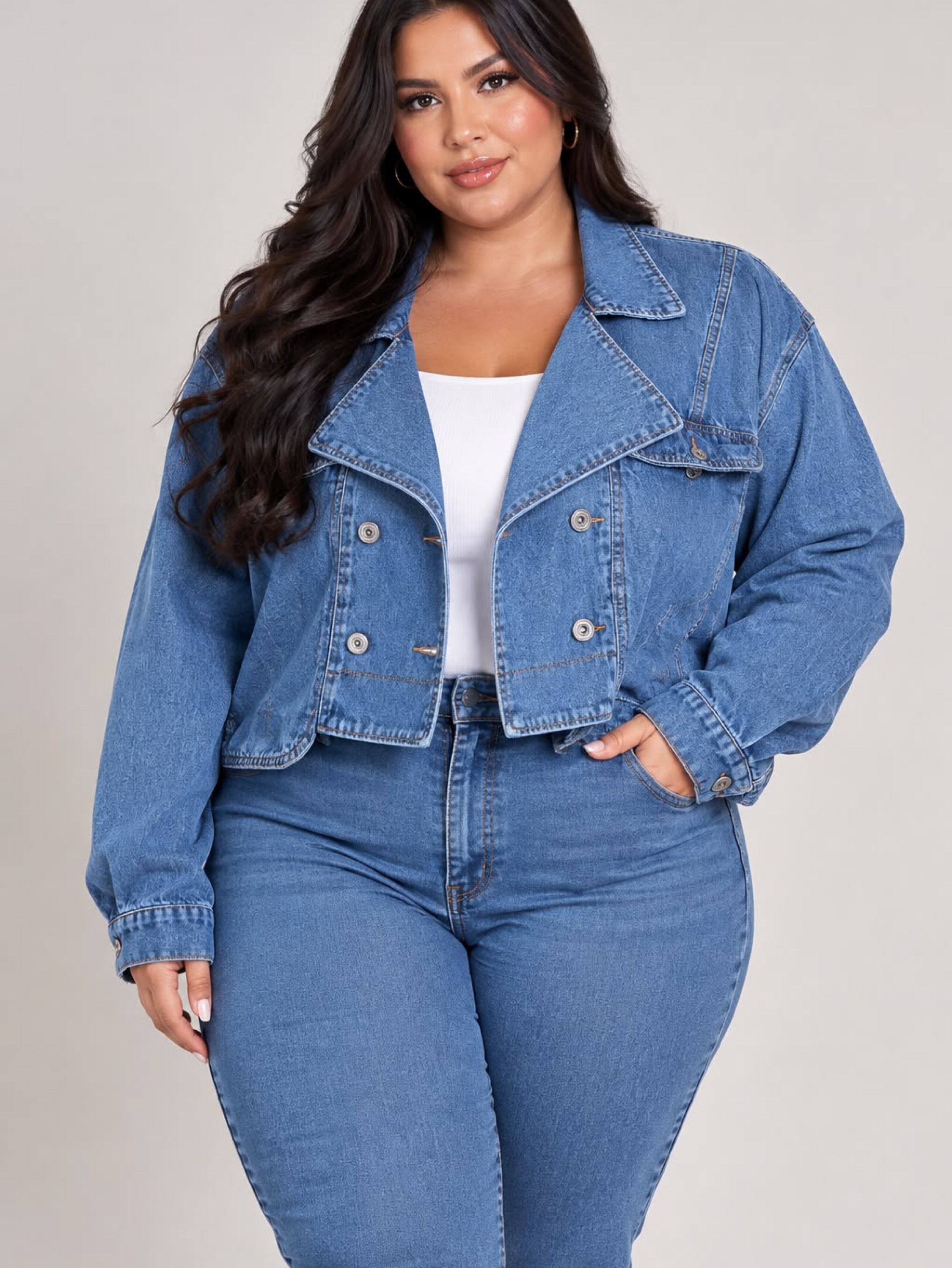 Jaqueta plus size