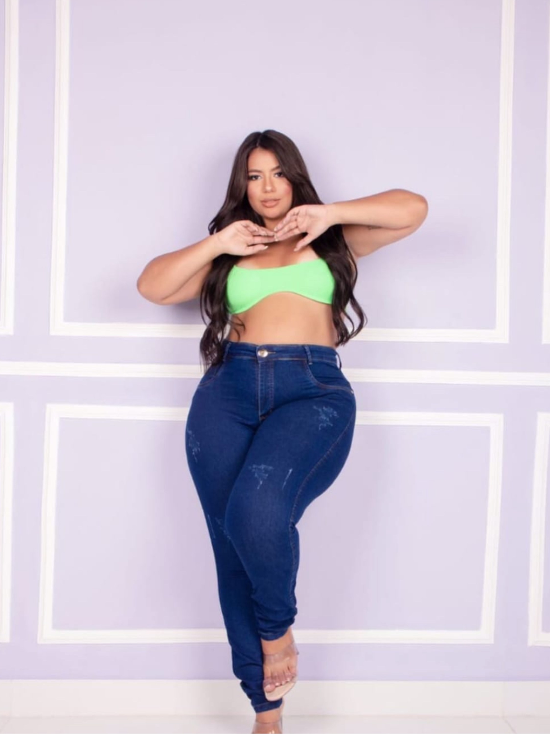 Calça Skinny Plus