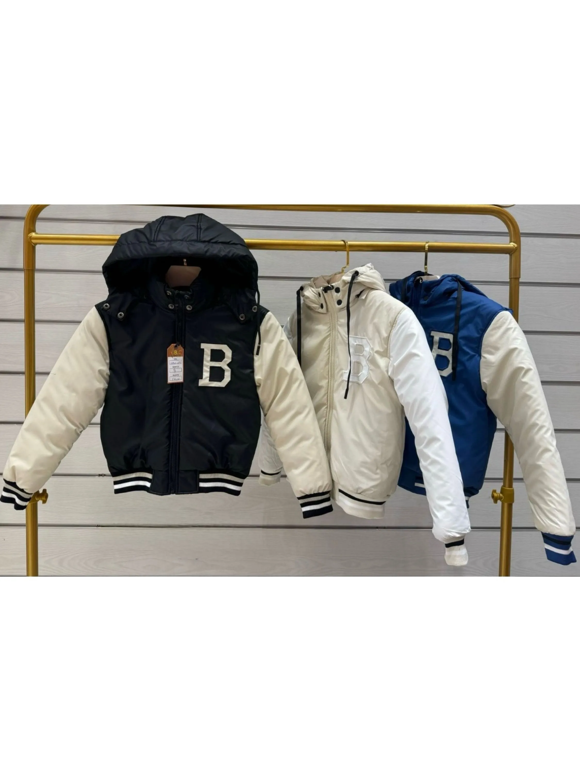 Jaqueta nylon forrada infantil menino