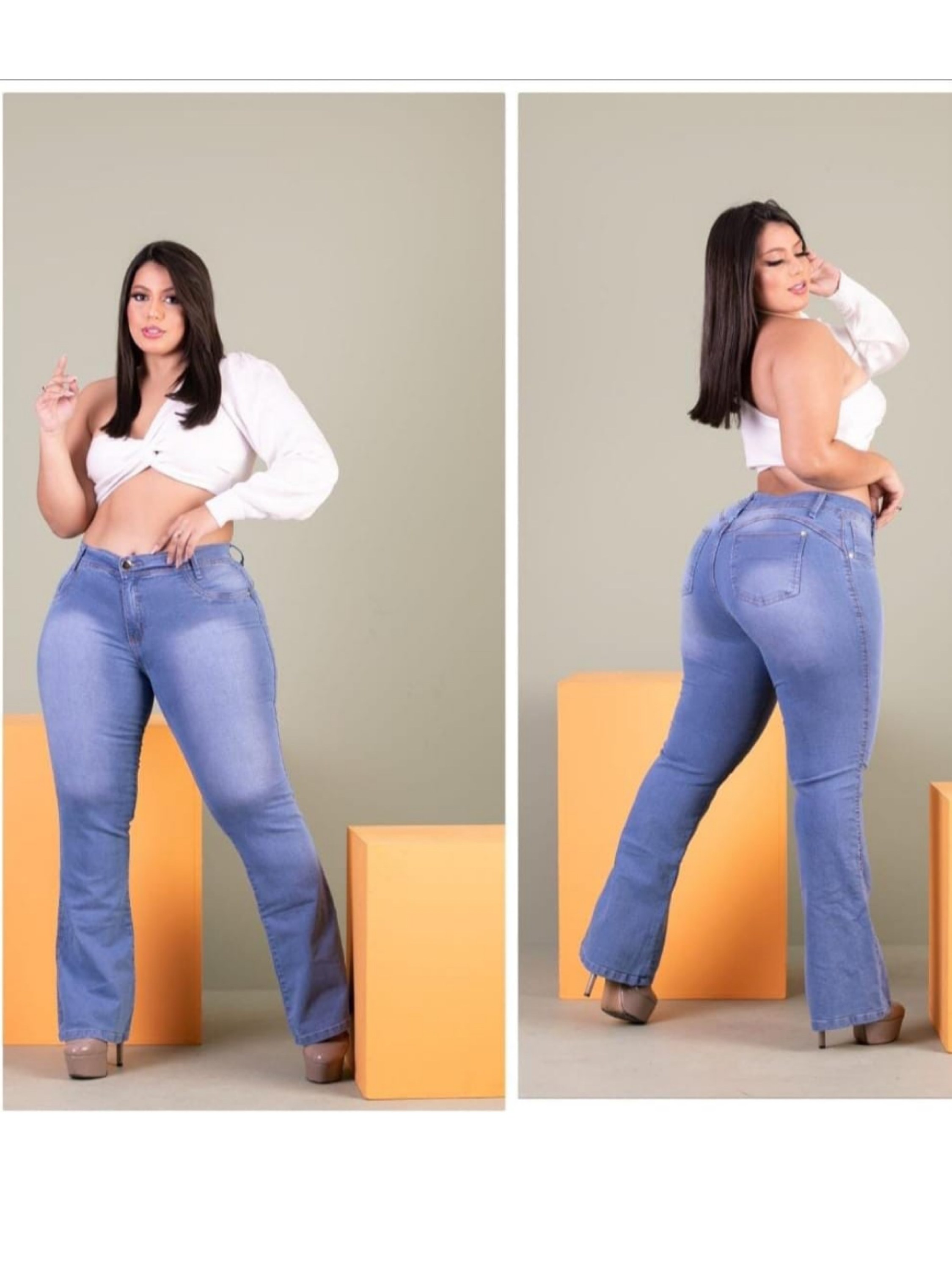 Calça Flare Plus