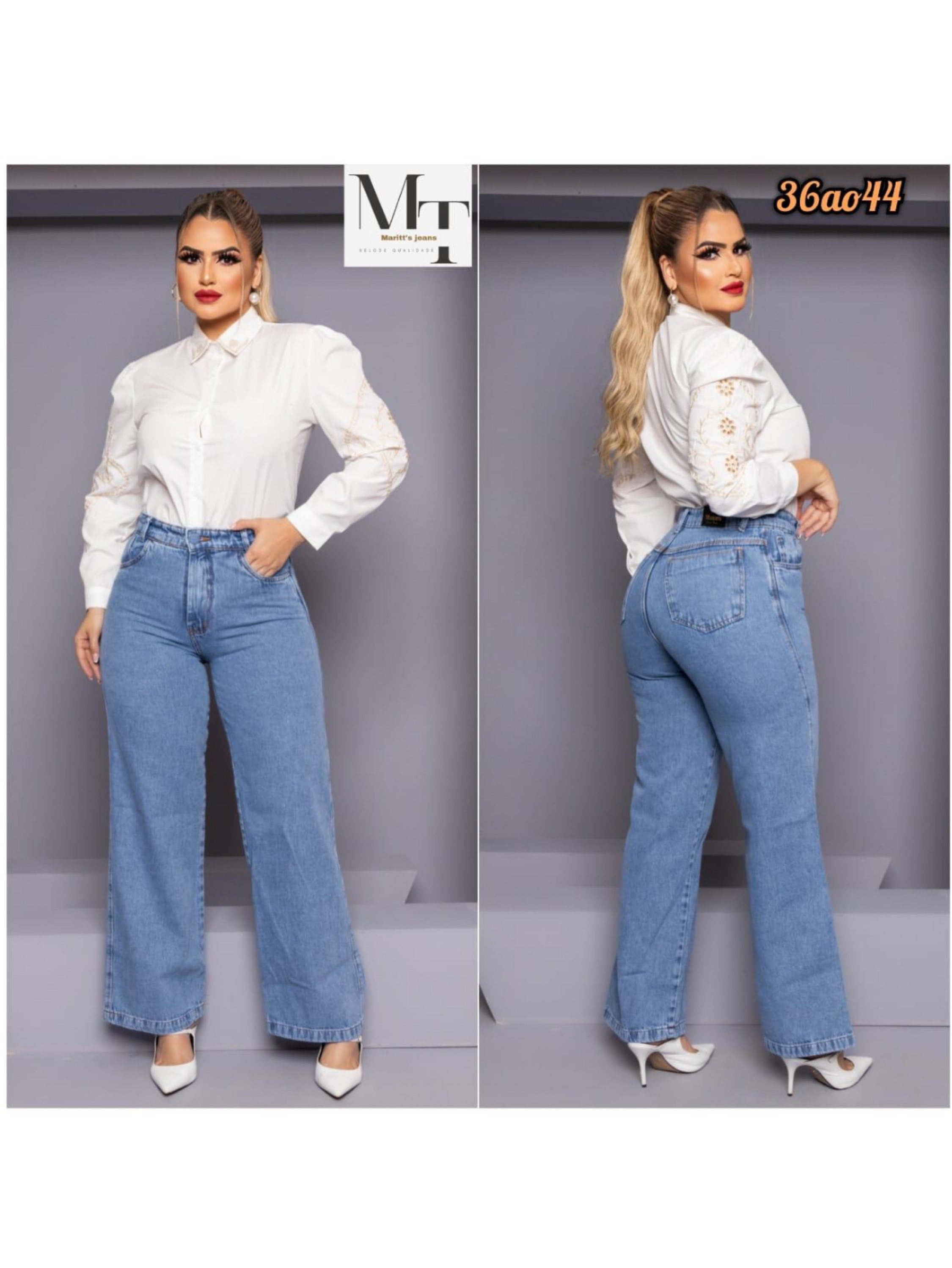 Calça Wide Leg