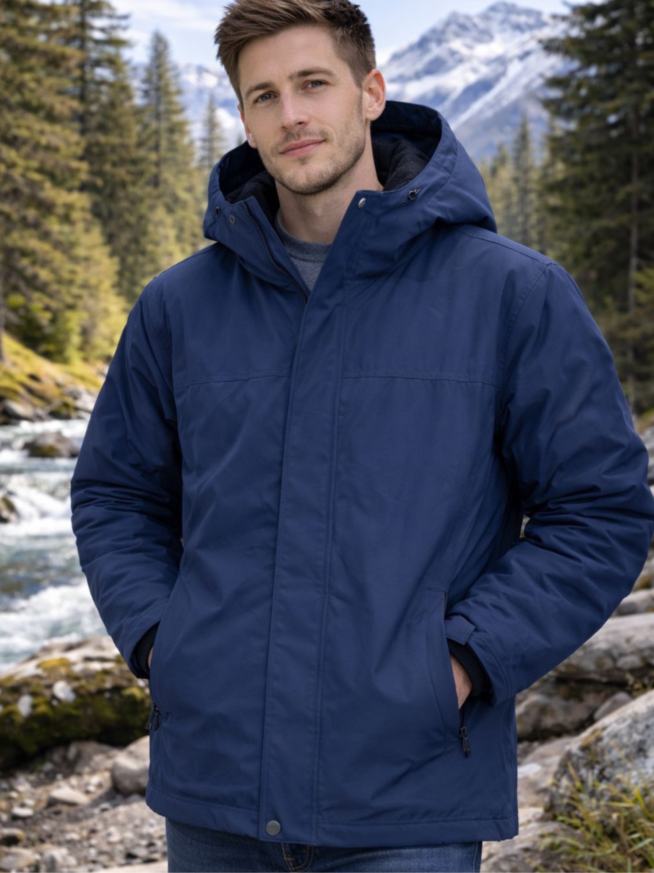 Jaqueta nylon masculina