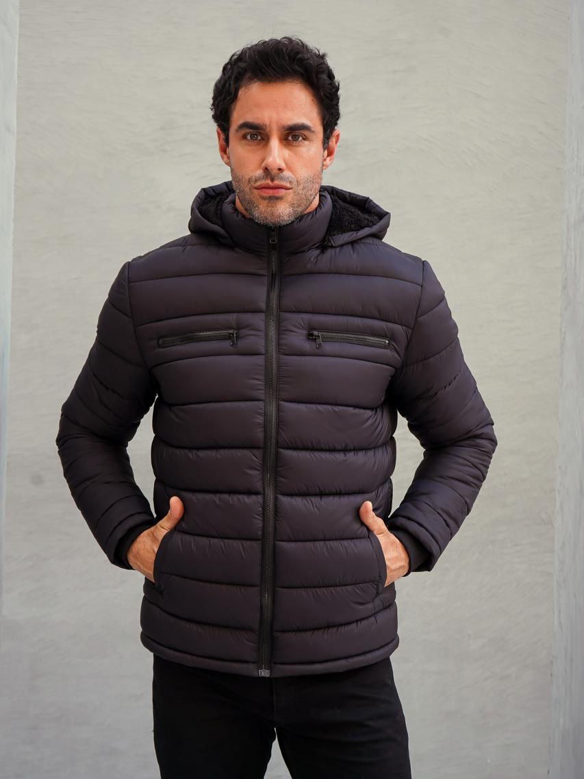 Jaqueta bobojaco nylon forrada masculina