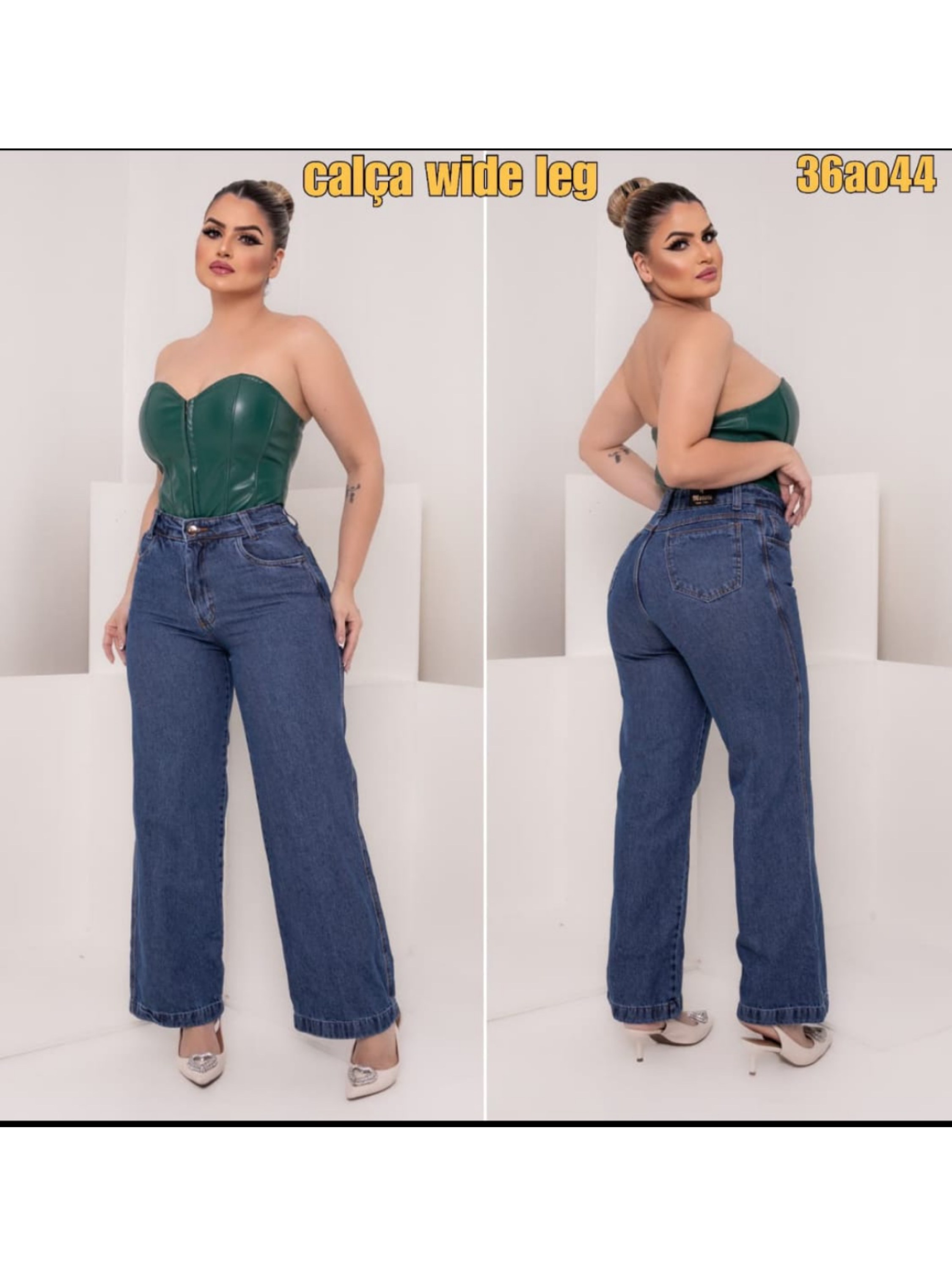 Calça Wide Leg