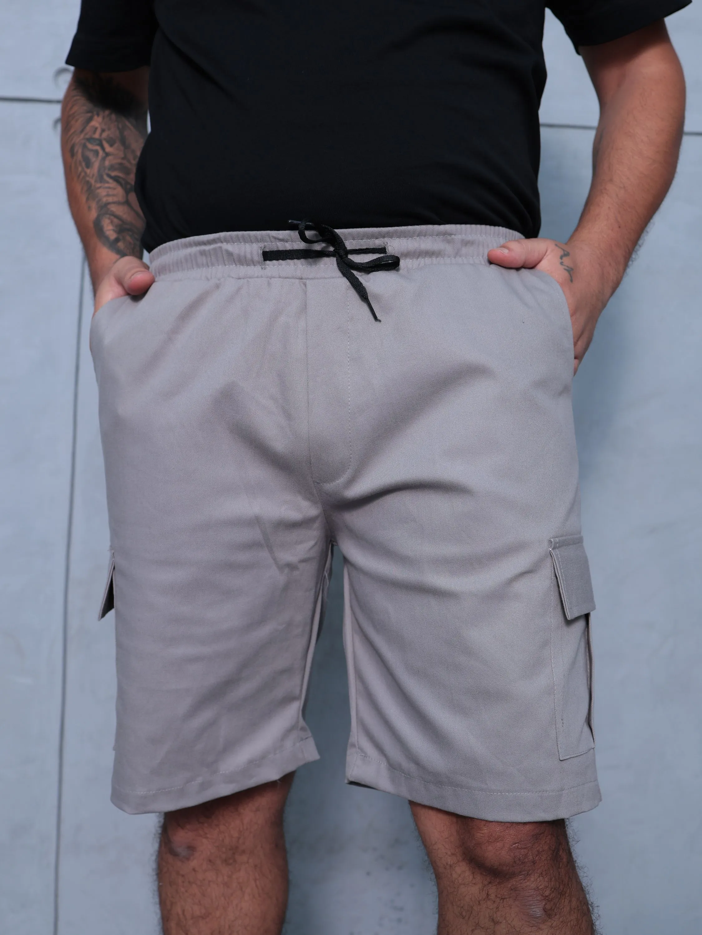 Short Bermuda masculina sarja cargo