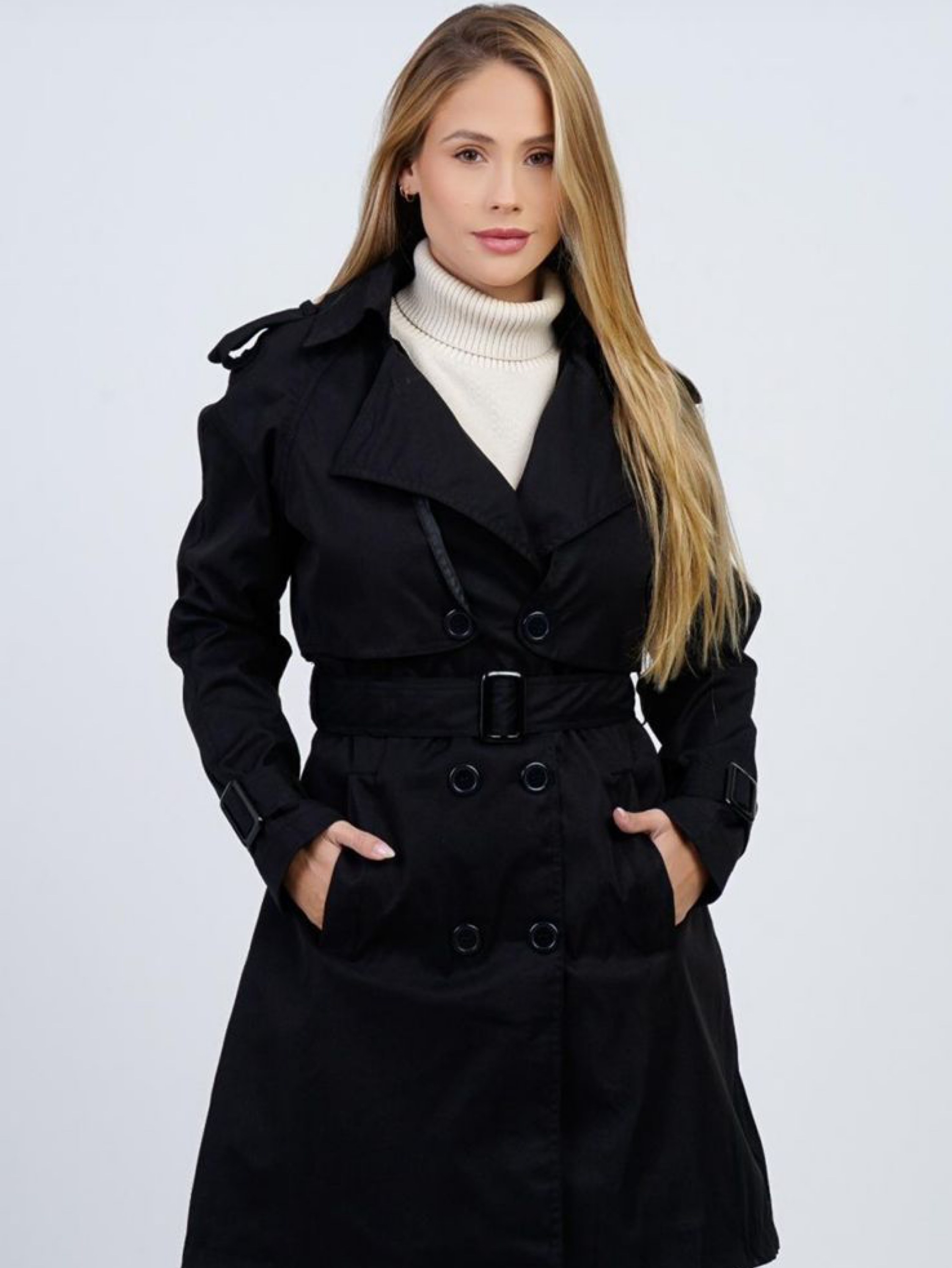 Trench Coat Feminino Clássico