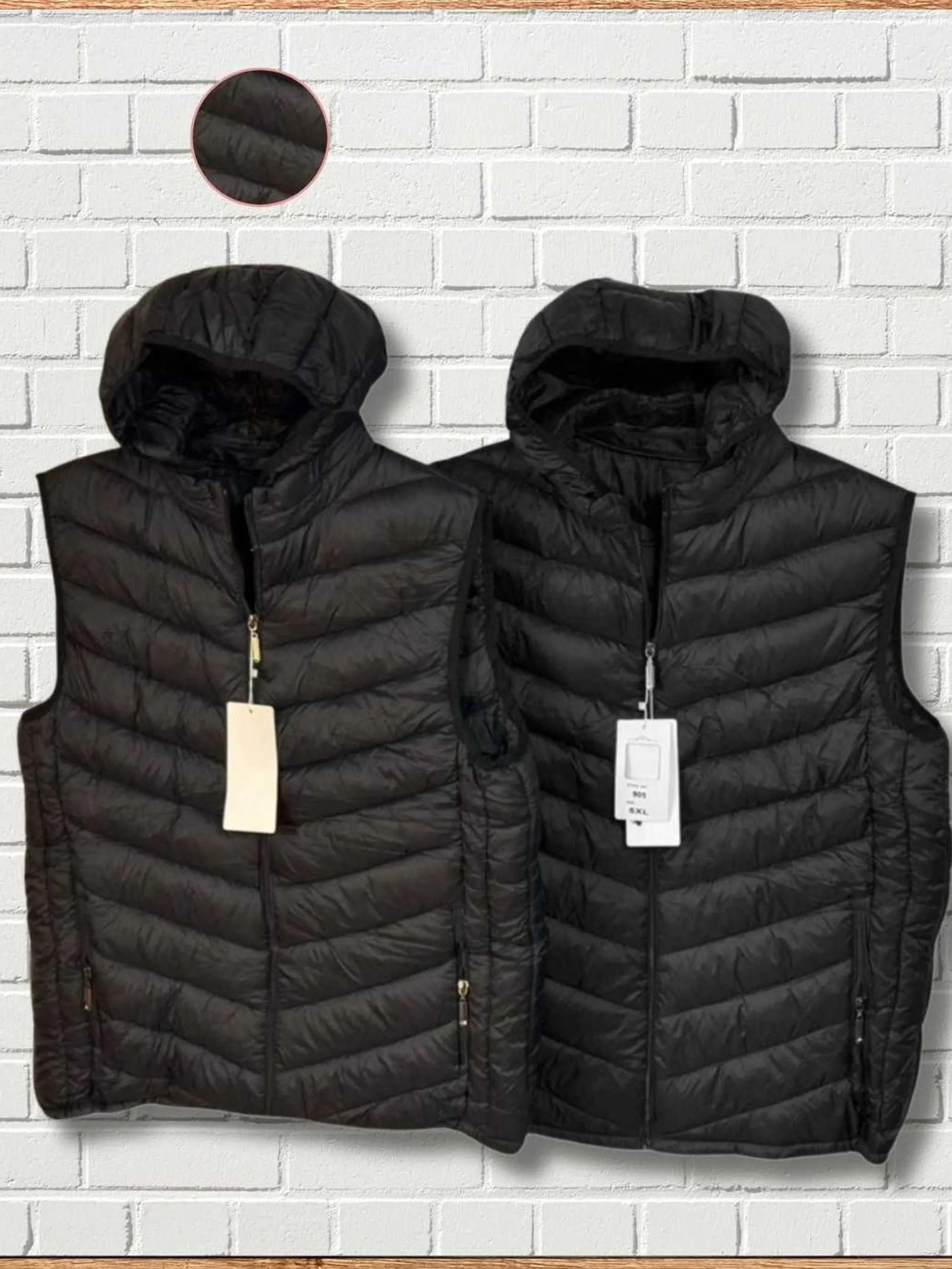 Colete Masculino de Nylon Inverno de Frio Moda de Inverno