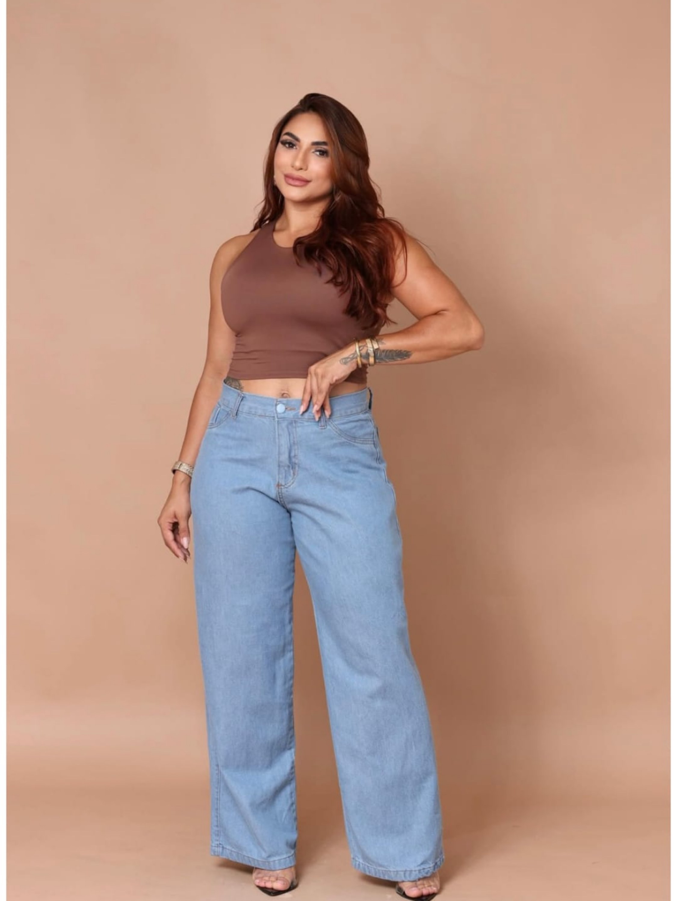 Calça Wide Leg