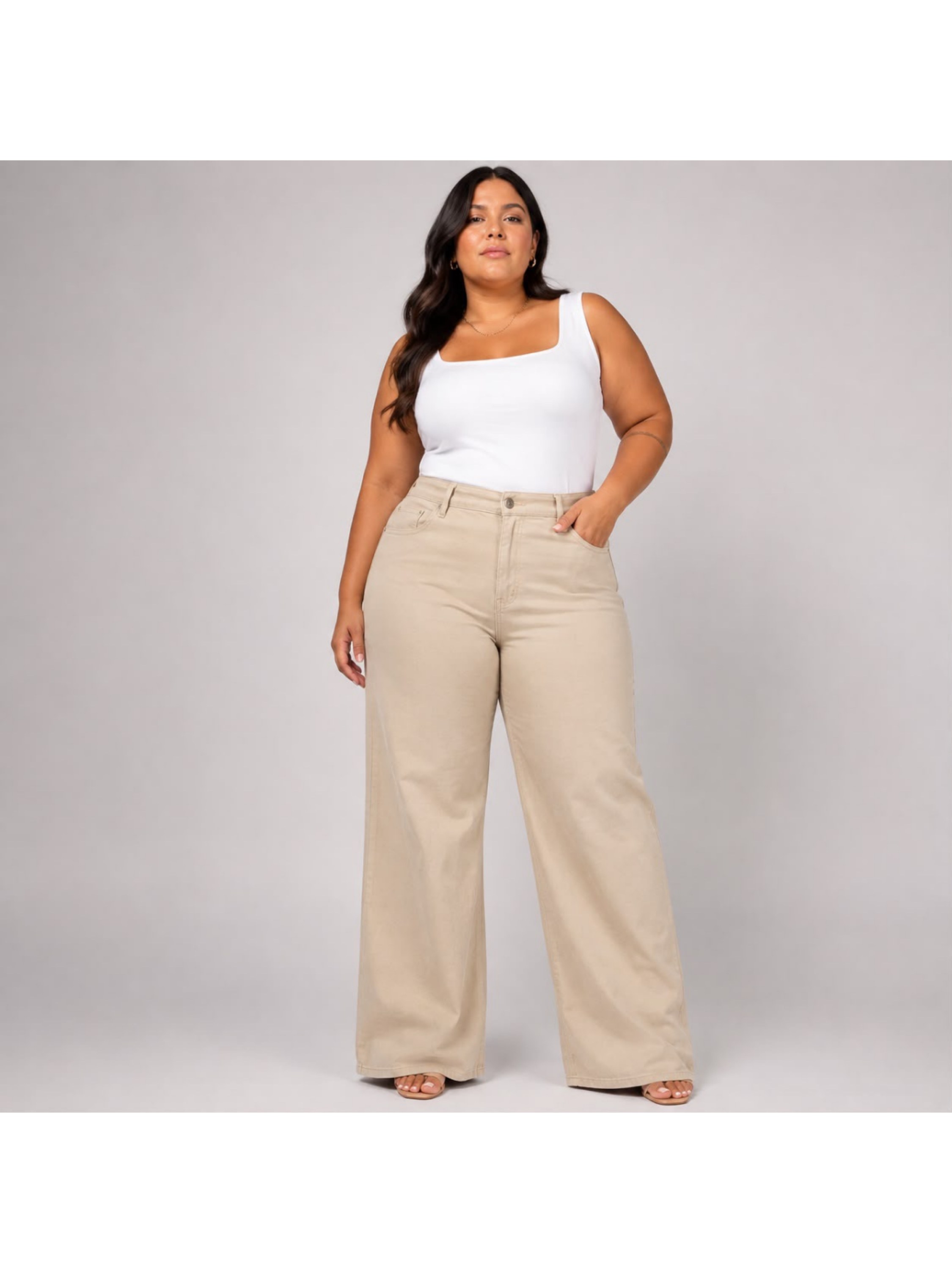 Calça Wide Leg Plus