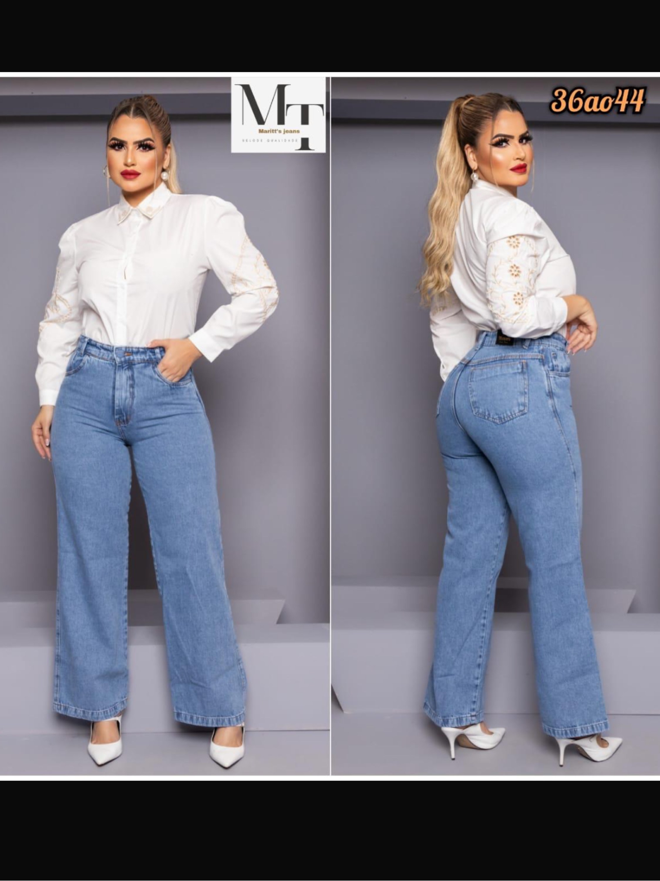 Calça Wide Leg