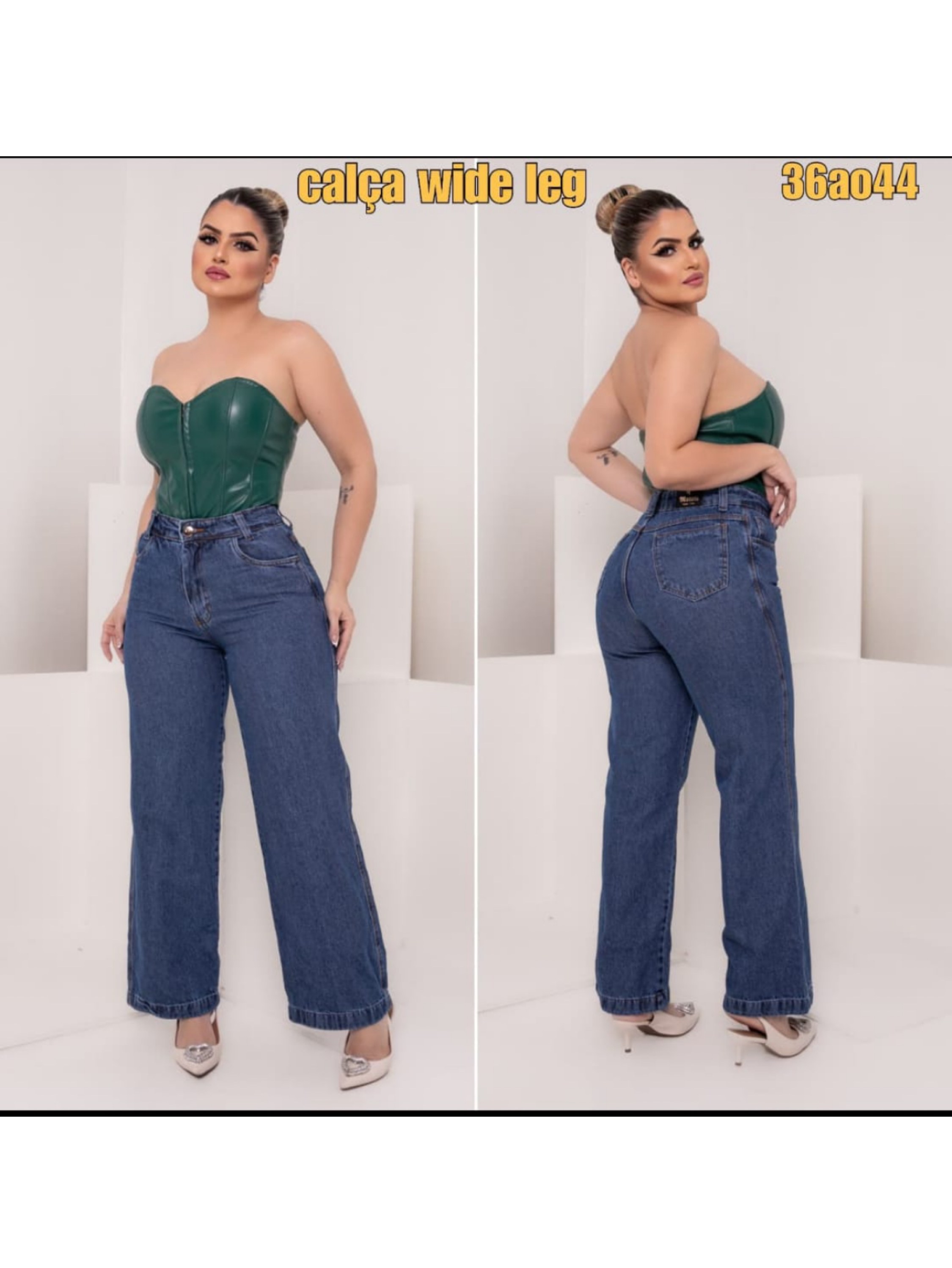Calça Wide Leg