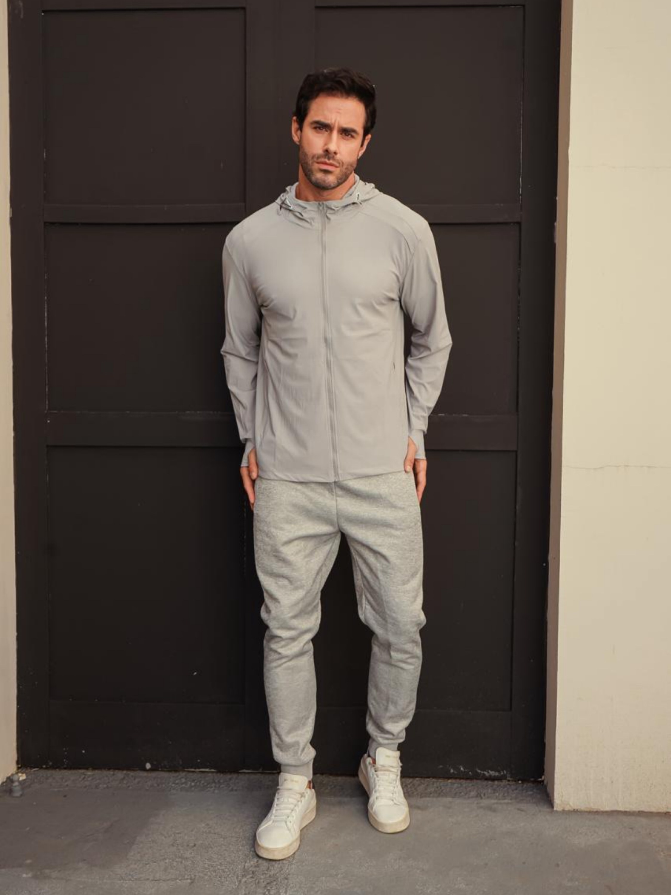 Jaqueta corta vento dri Fit forrada masculino