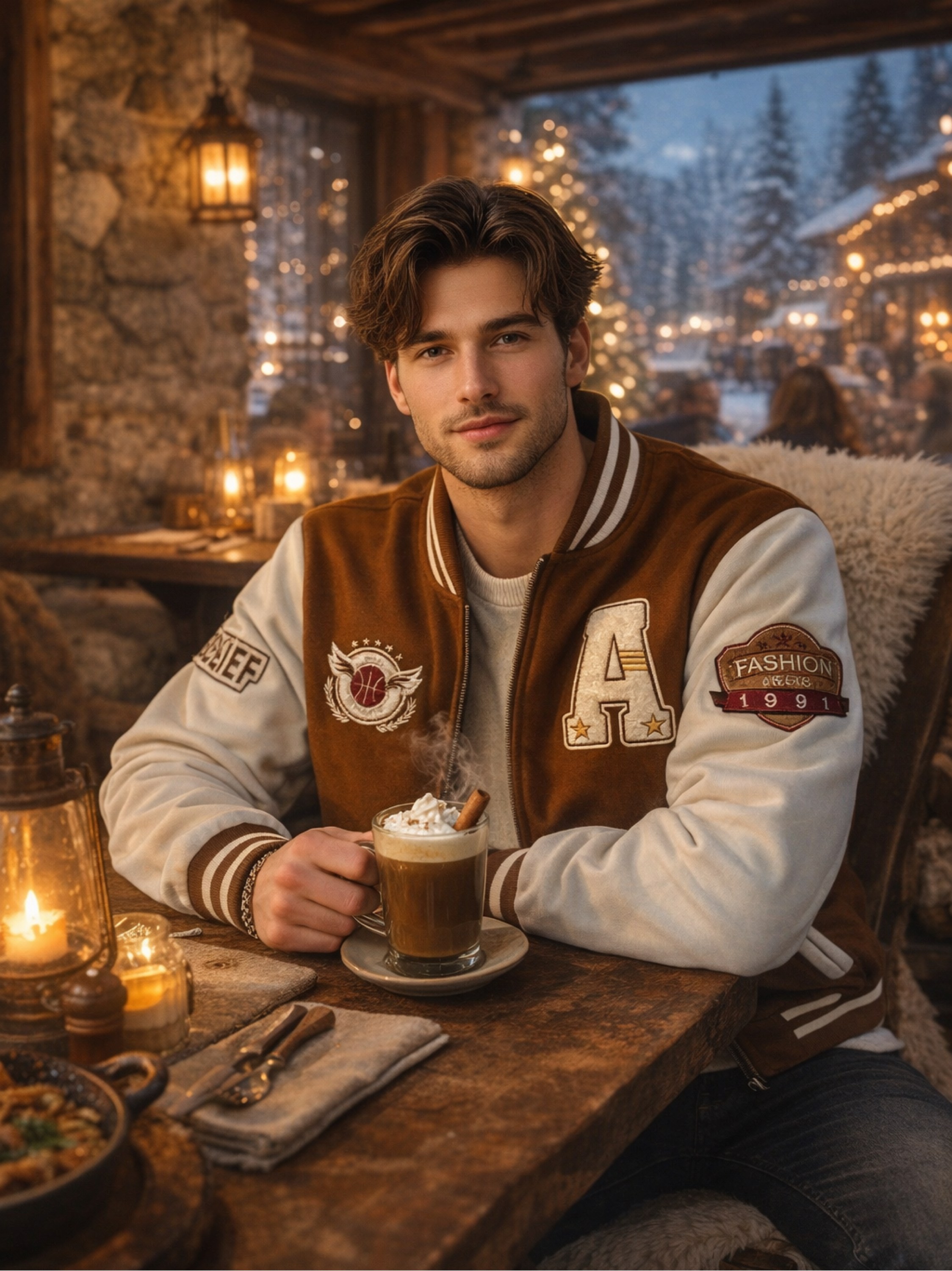 Jaqueta suede masculina