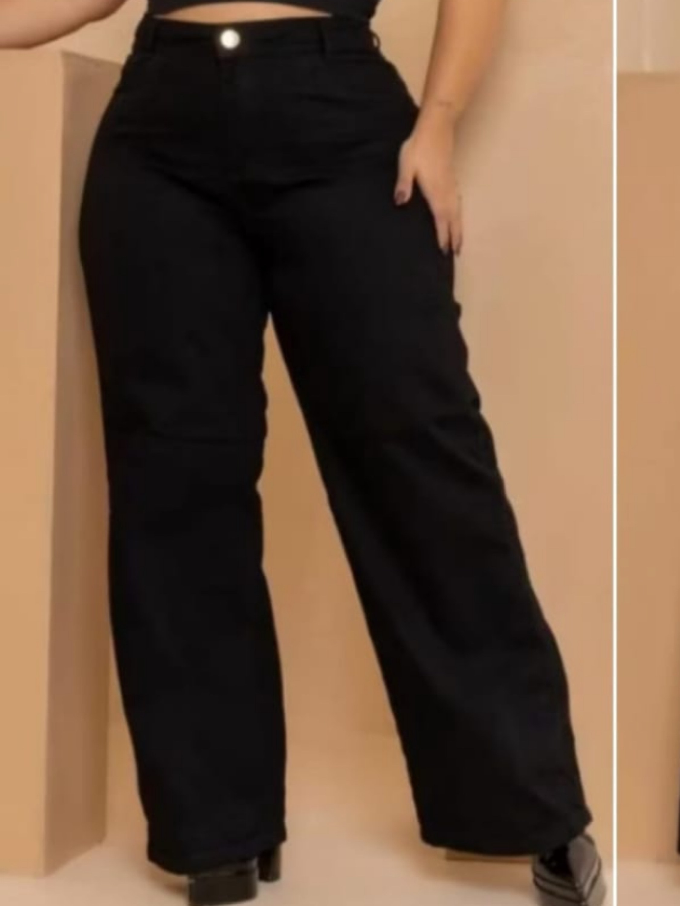 Calça Wide Leg Plus