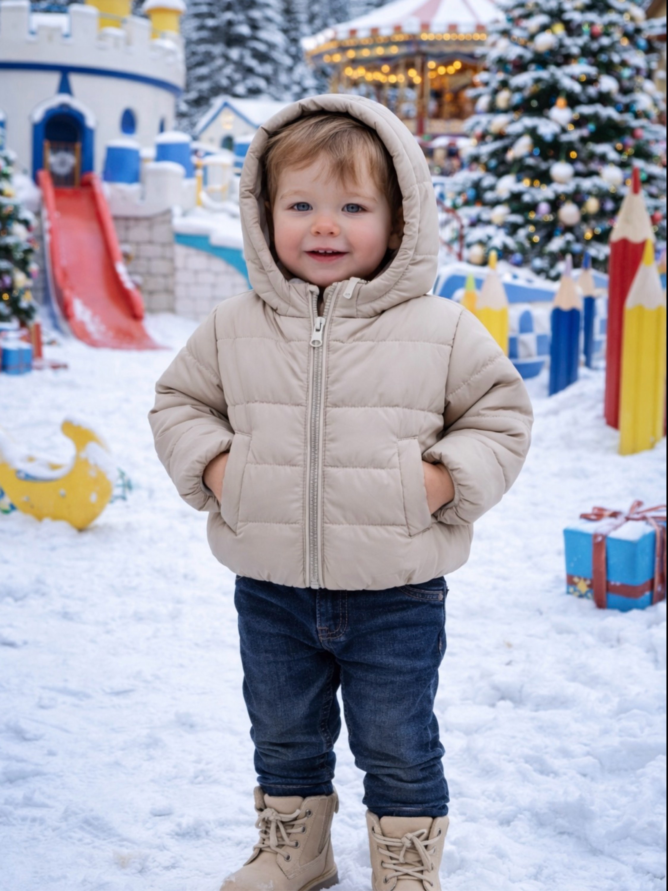 Jaqueta nylon infantil menino