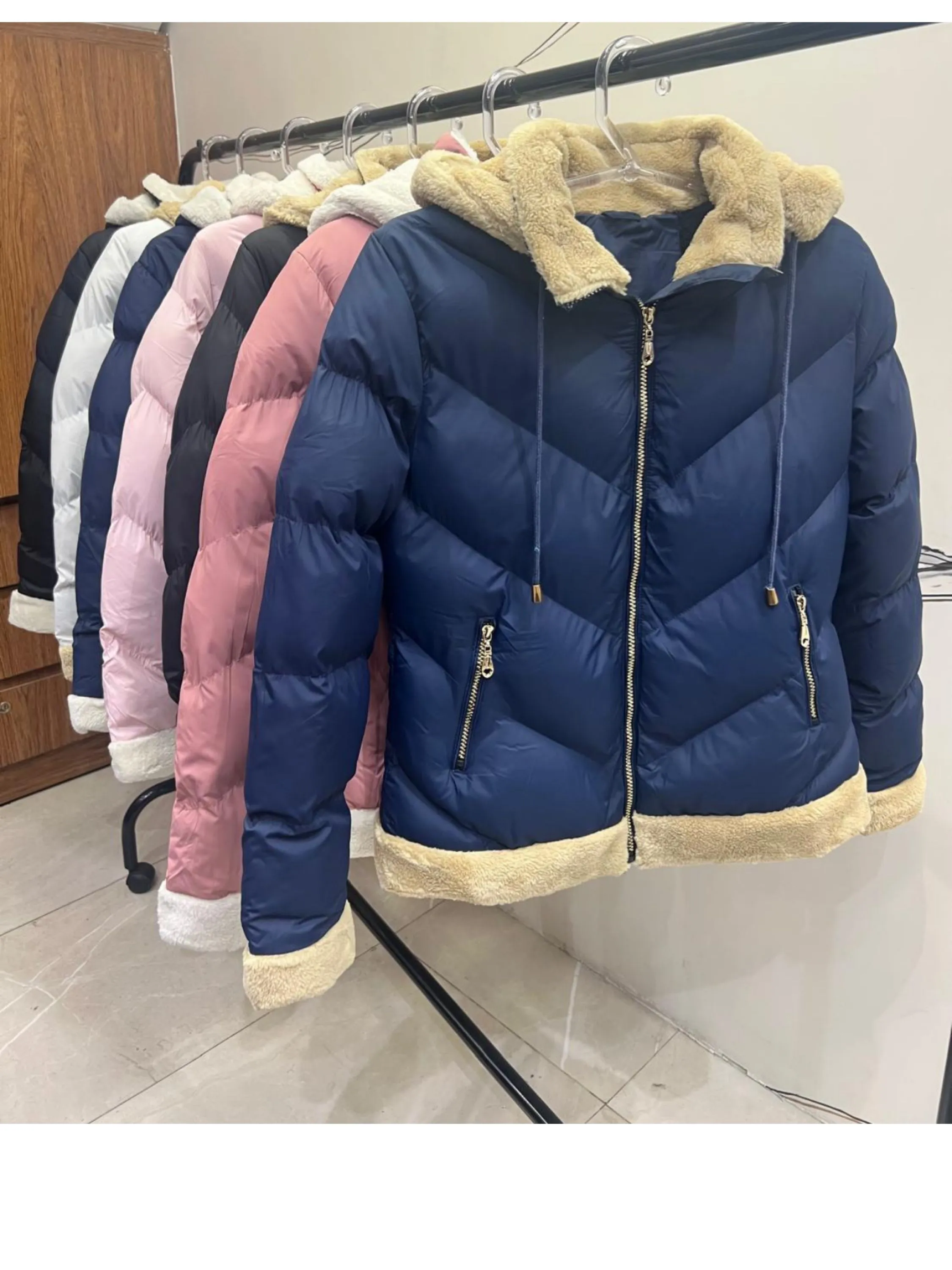 Jaqueta nylon forrada