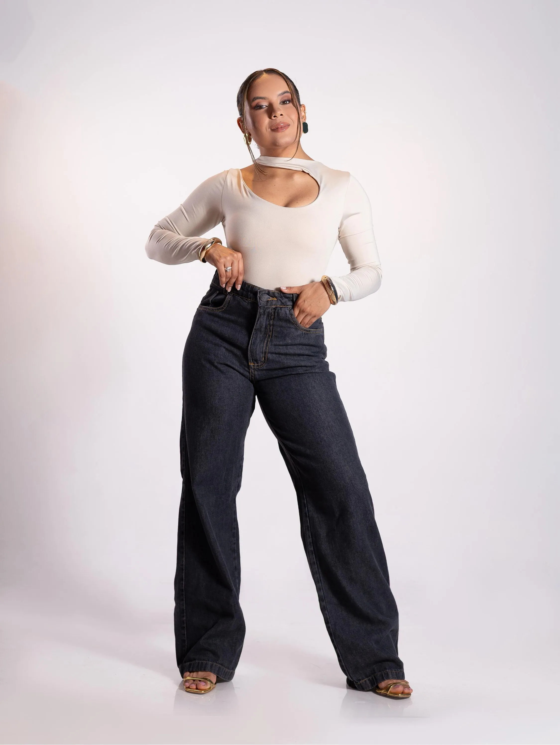 Calça Wide Leg Lisa