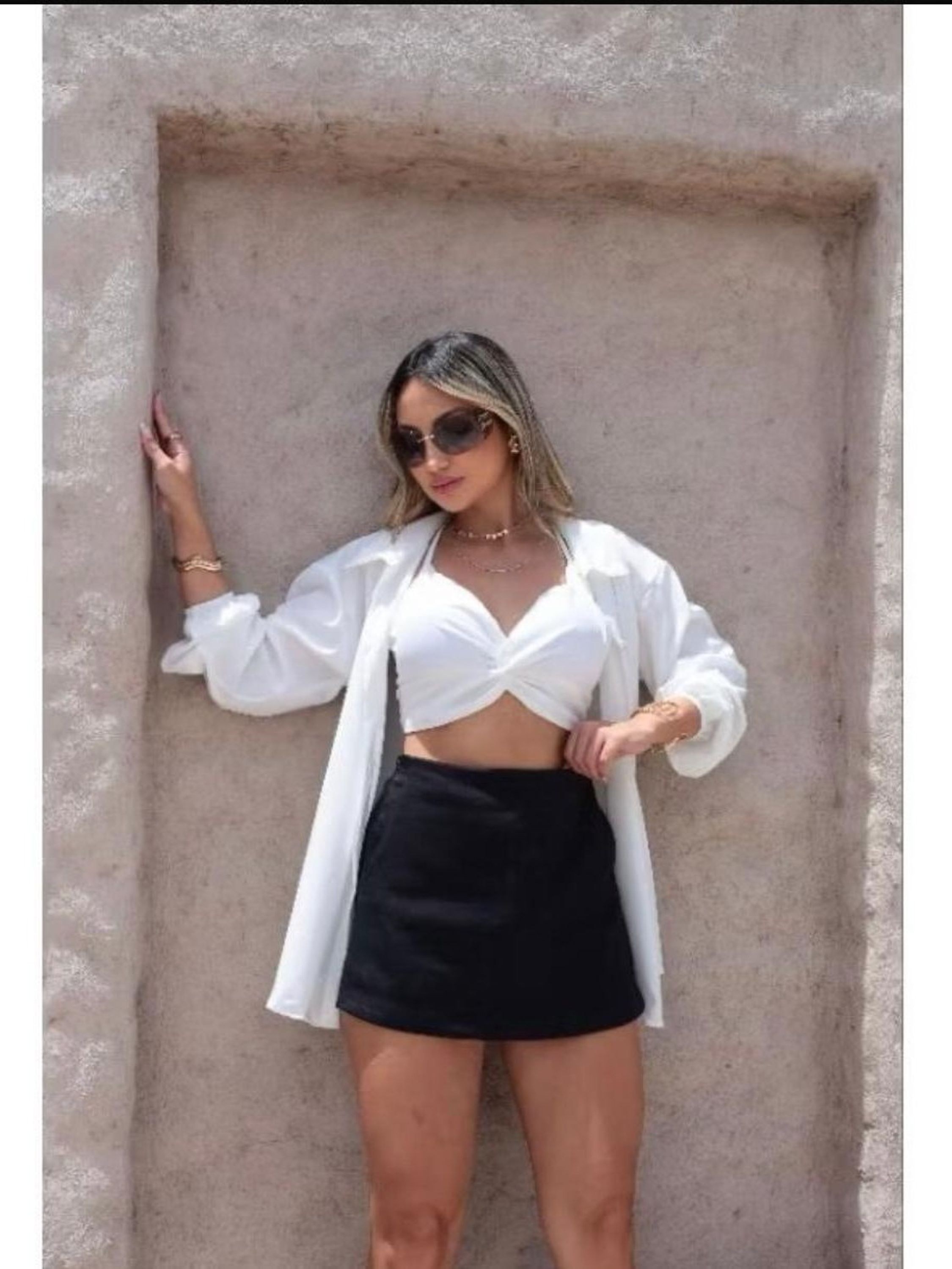 Kimono liso + cropped liso