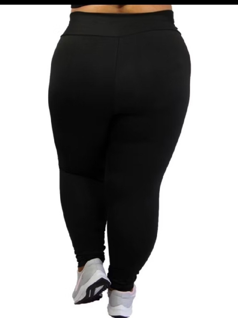 Calça Legging Flanelada Plus Size