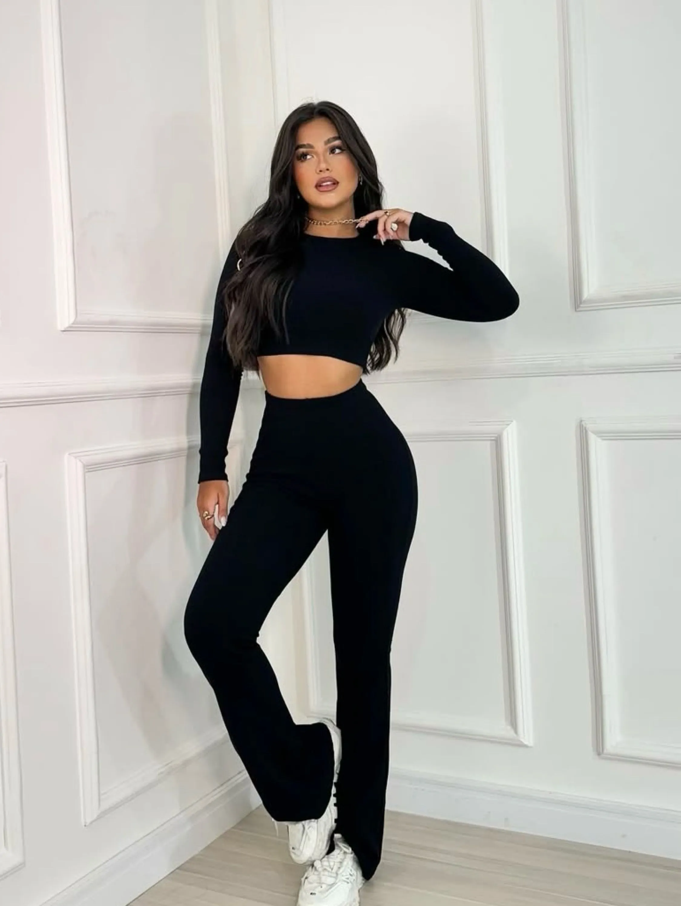 Conjunto Selena Canelado Premium