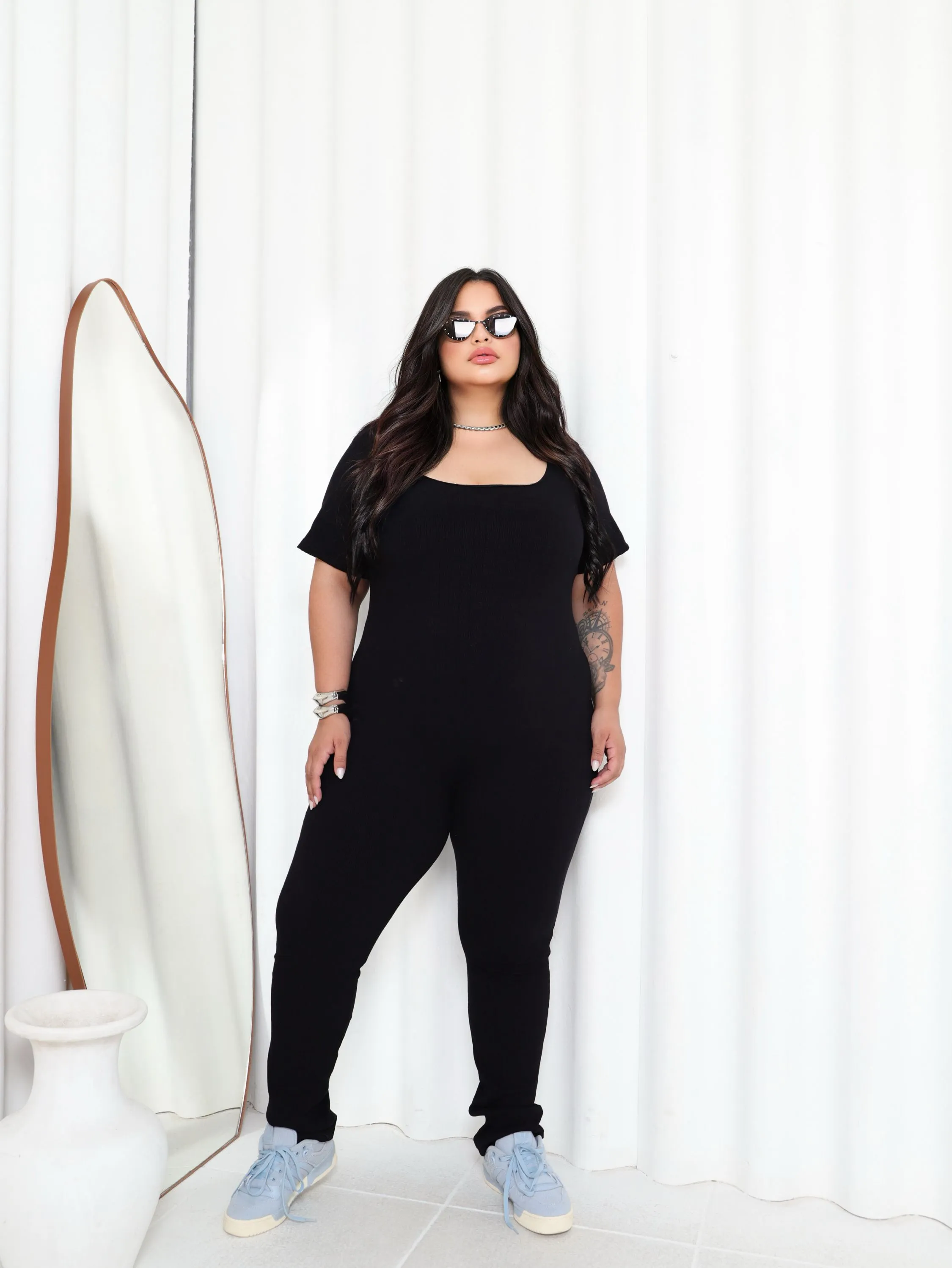 Macacão Canelado Premium Maite Plus Size