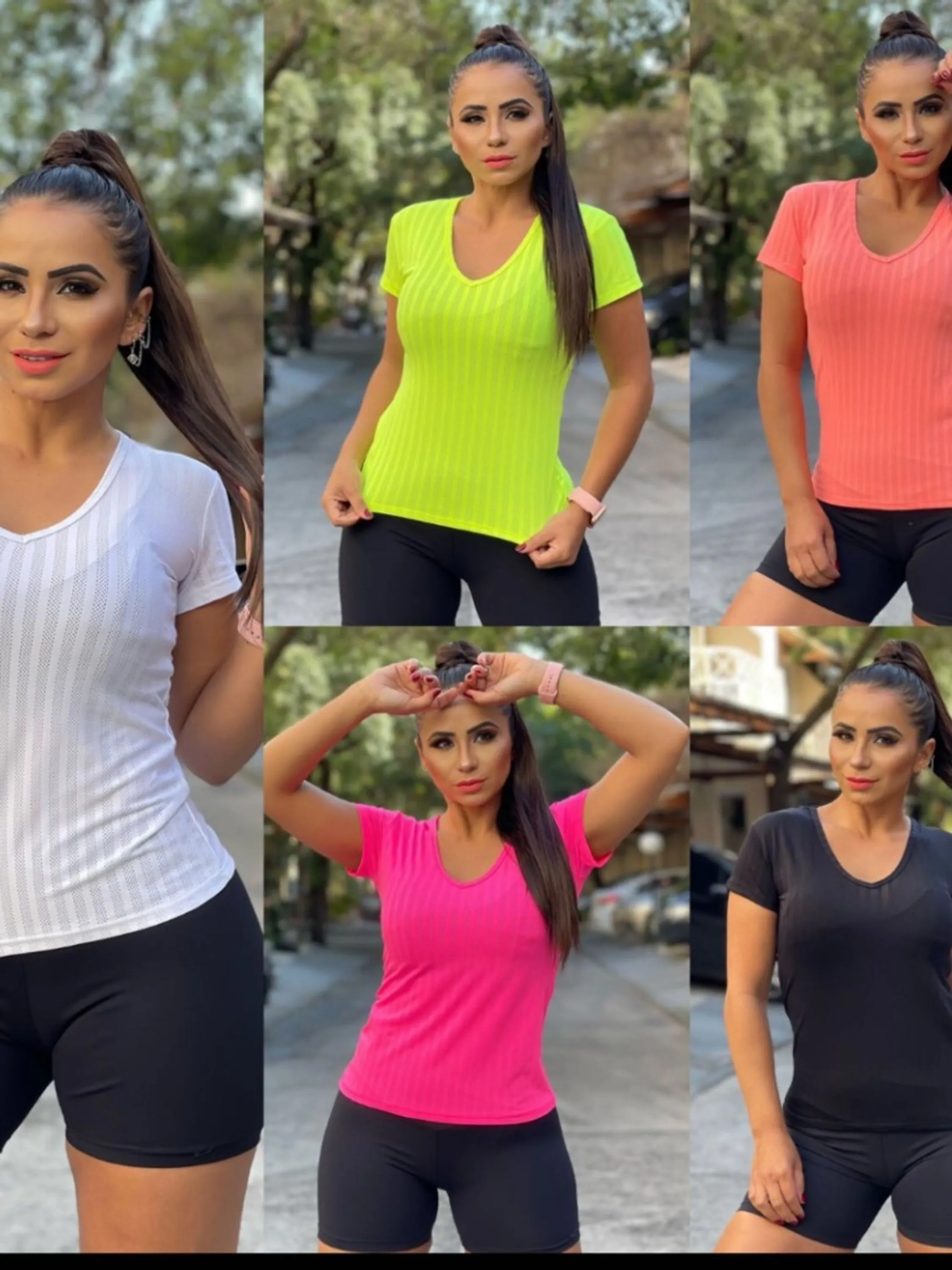 Camiseta feminina dry fit em piliamida alta qualidade moda fitness moda feminina blusas dry fit coloridas