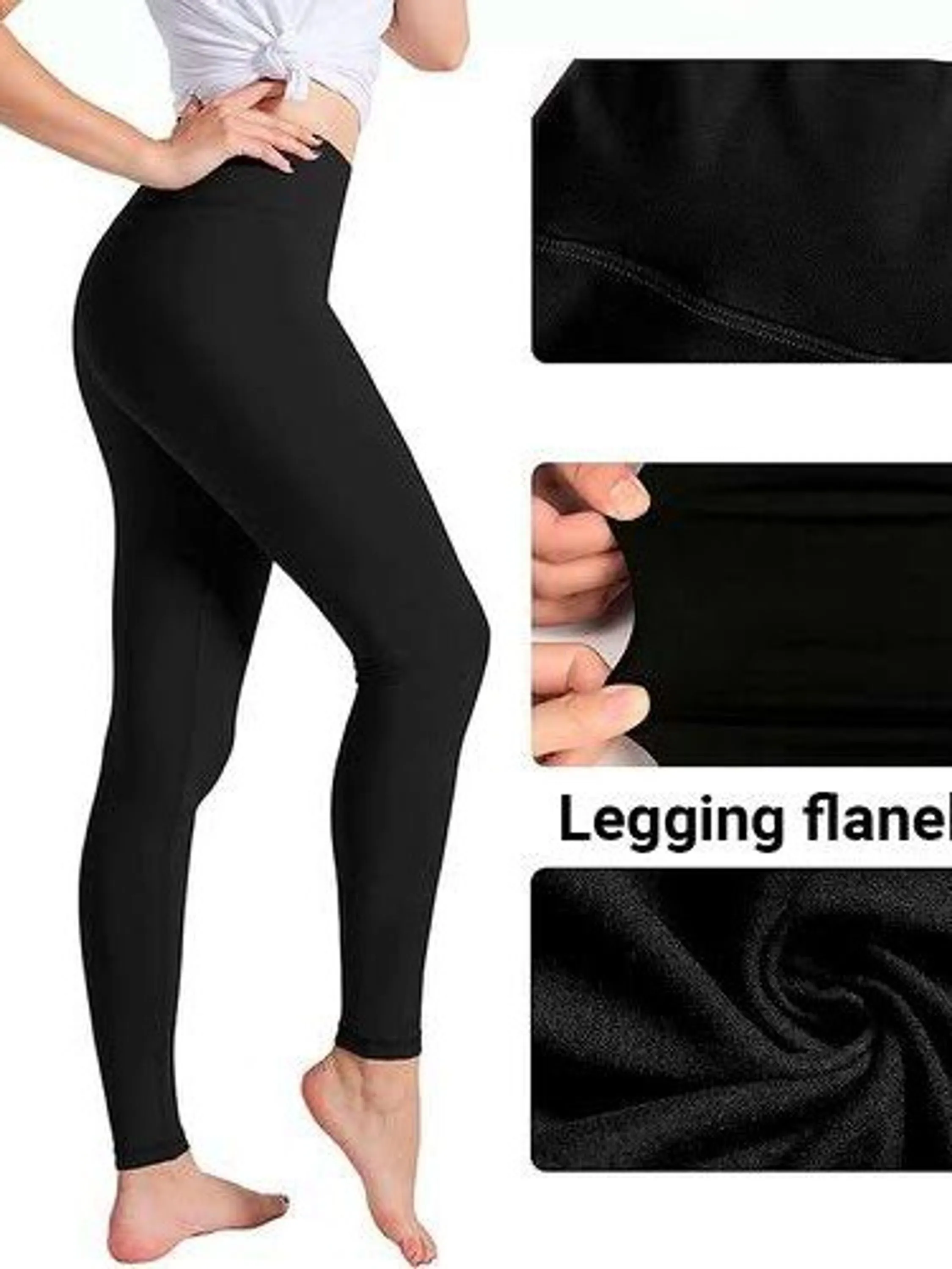 Legging flanelada térmica grossa