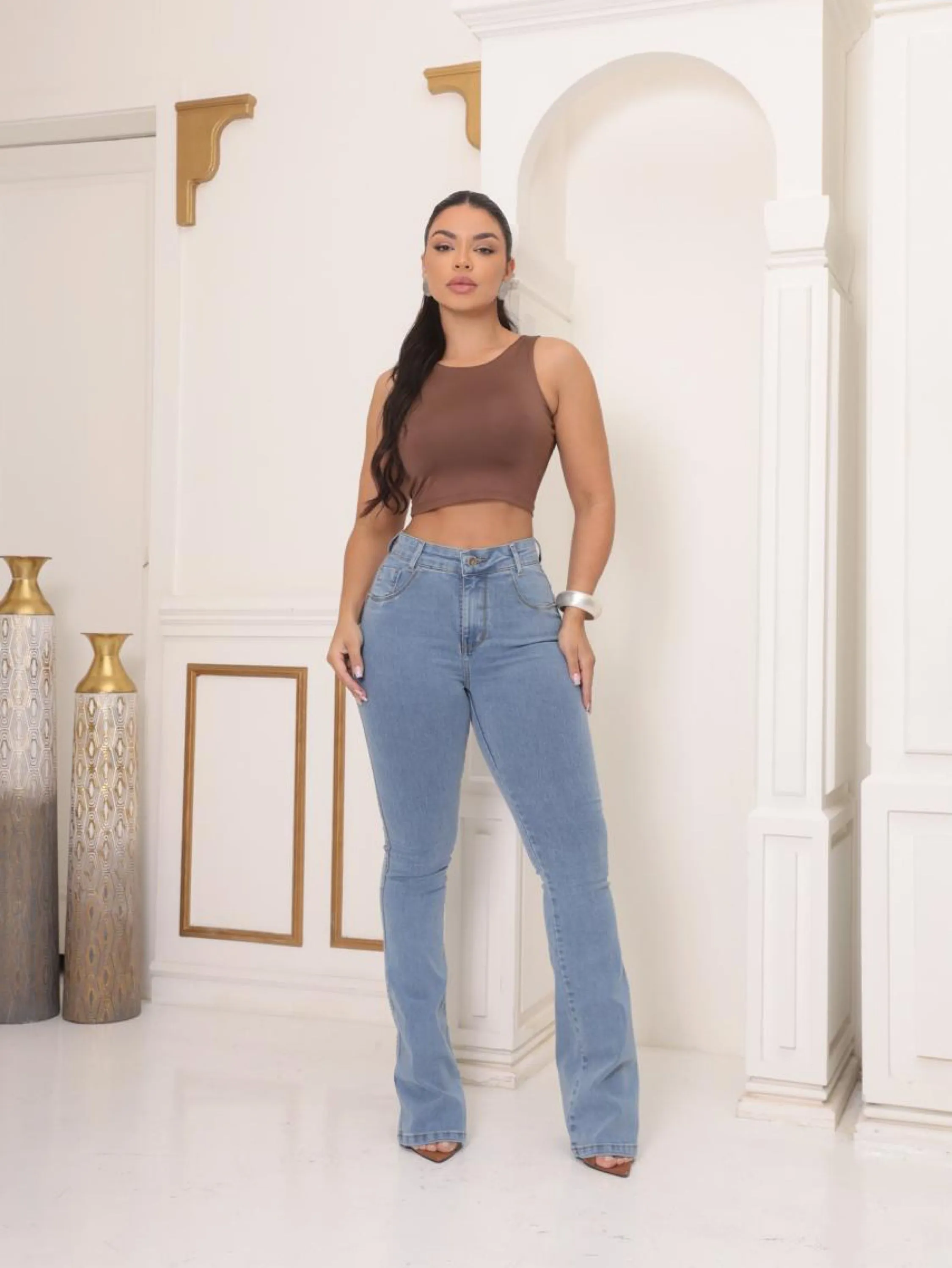 Calça flare