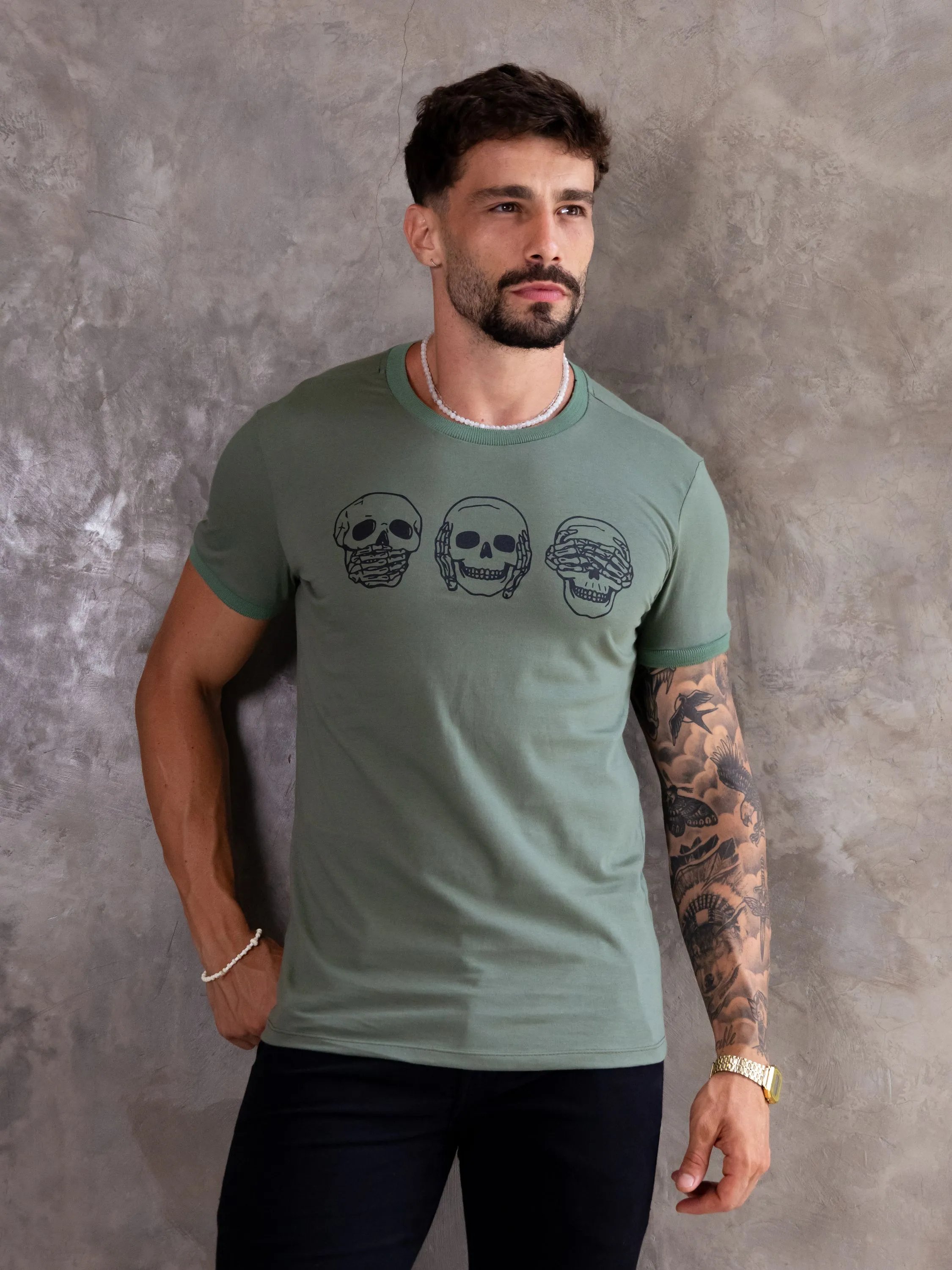 Camiseta Caveira 8242