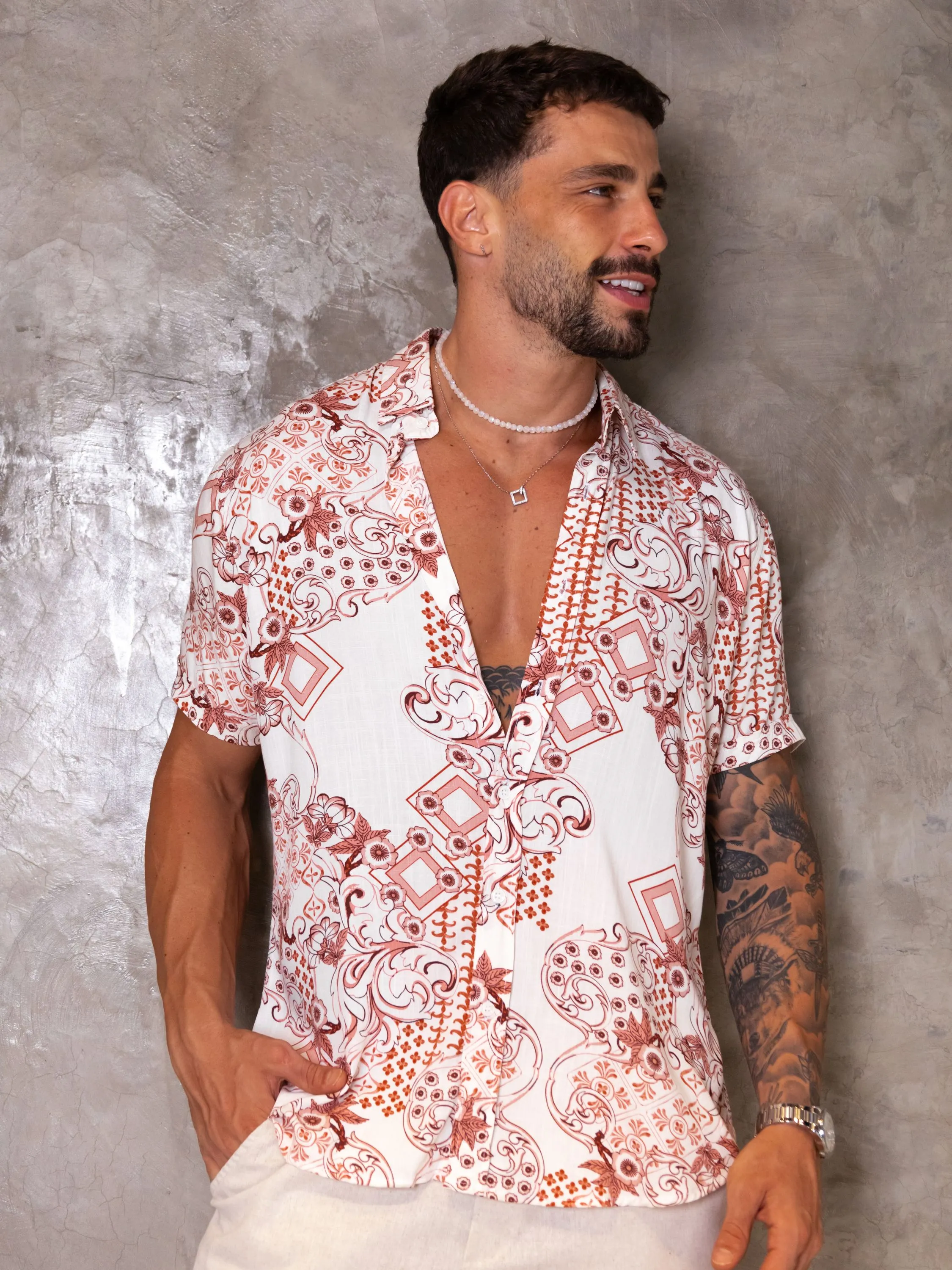 Camisa Estampada 4042