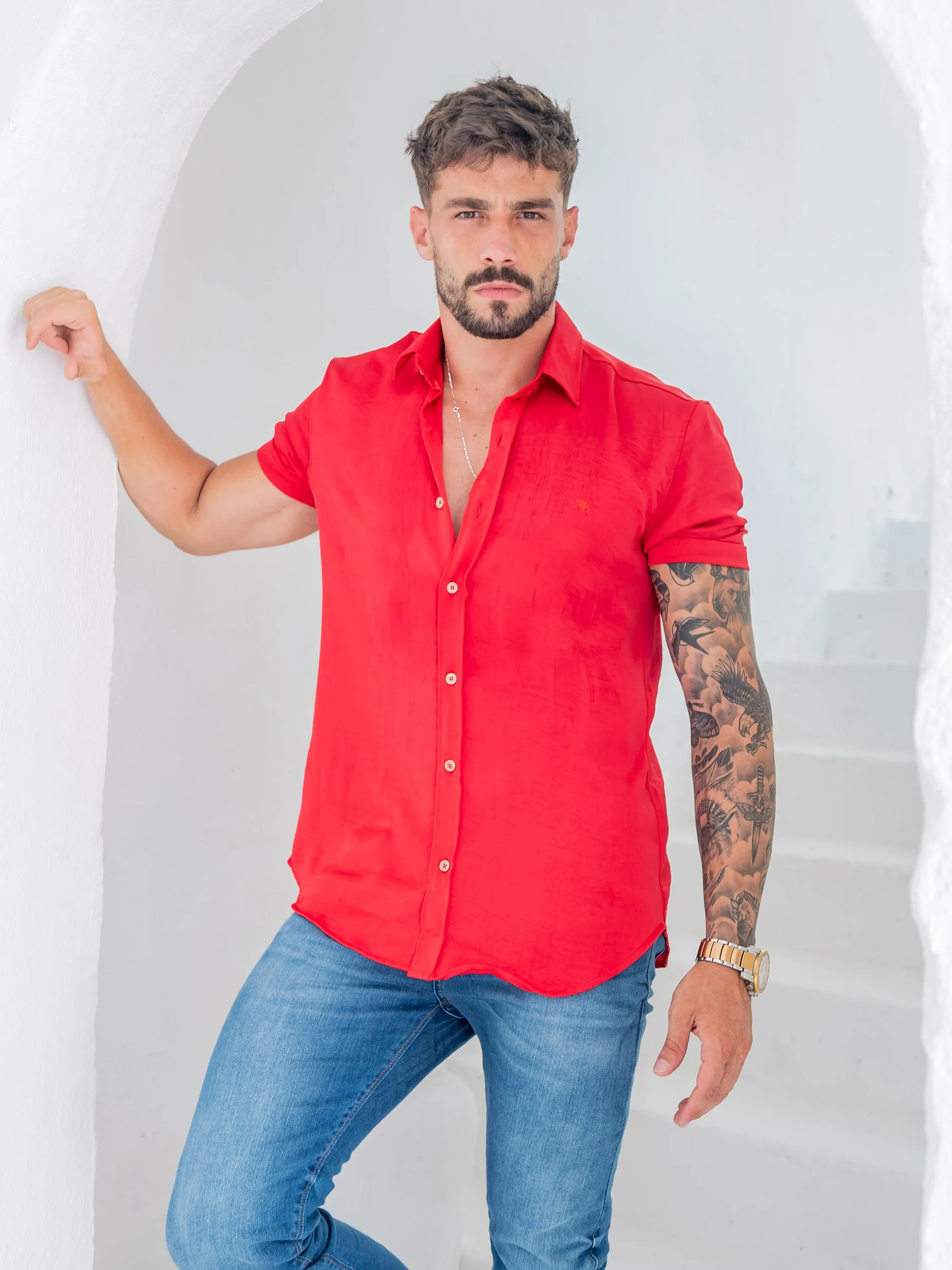 Camisa Acetinada 4004