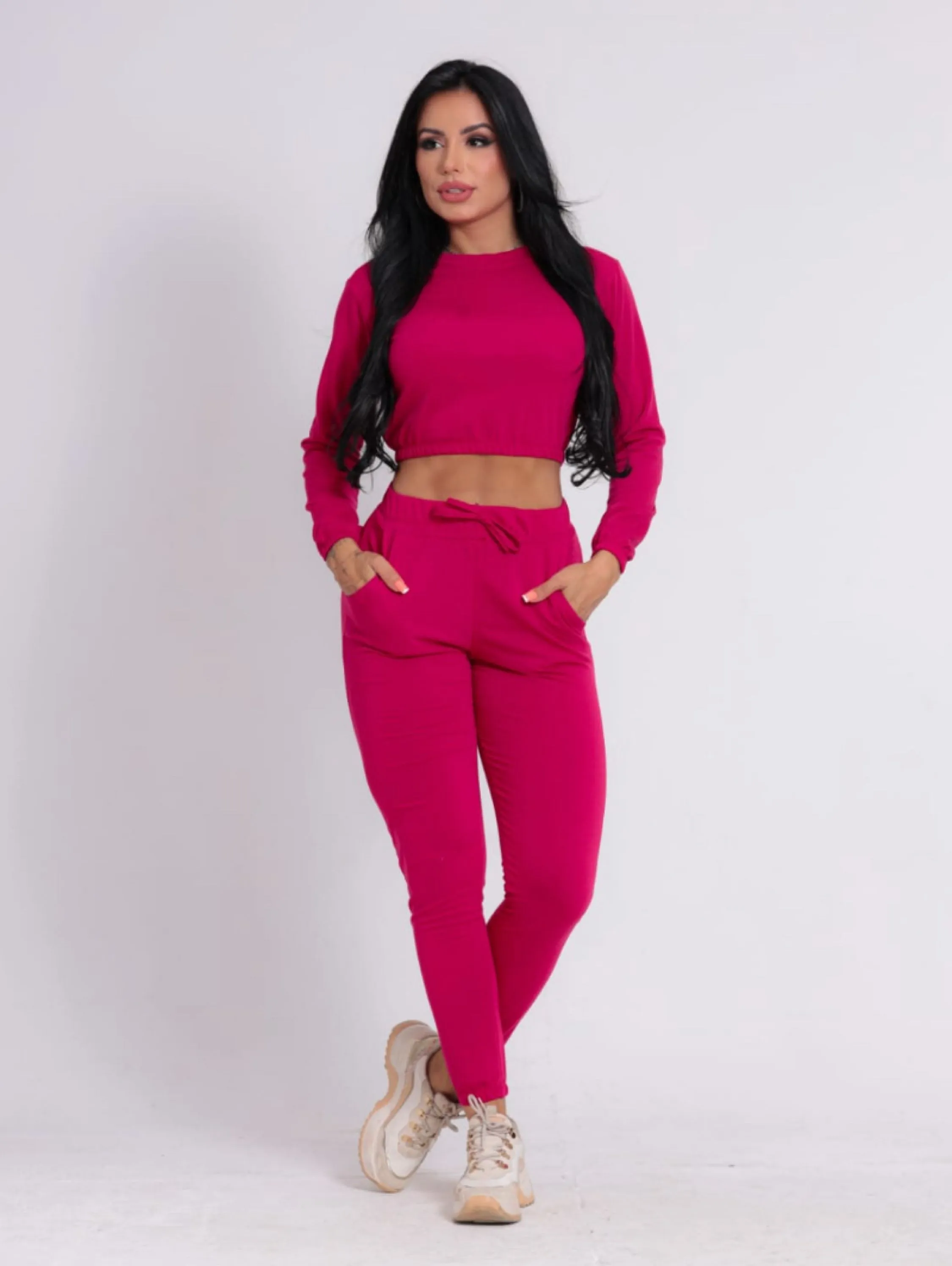 Conjunto Blusa e Calça Moletinho