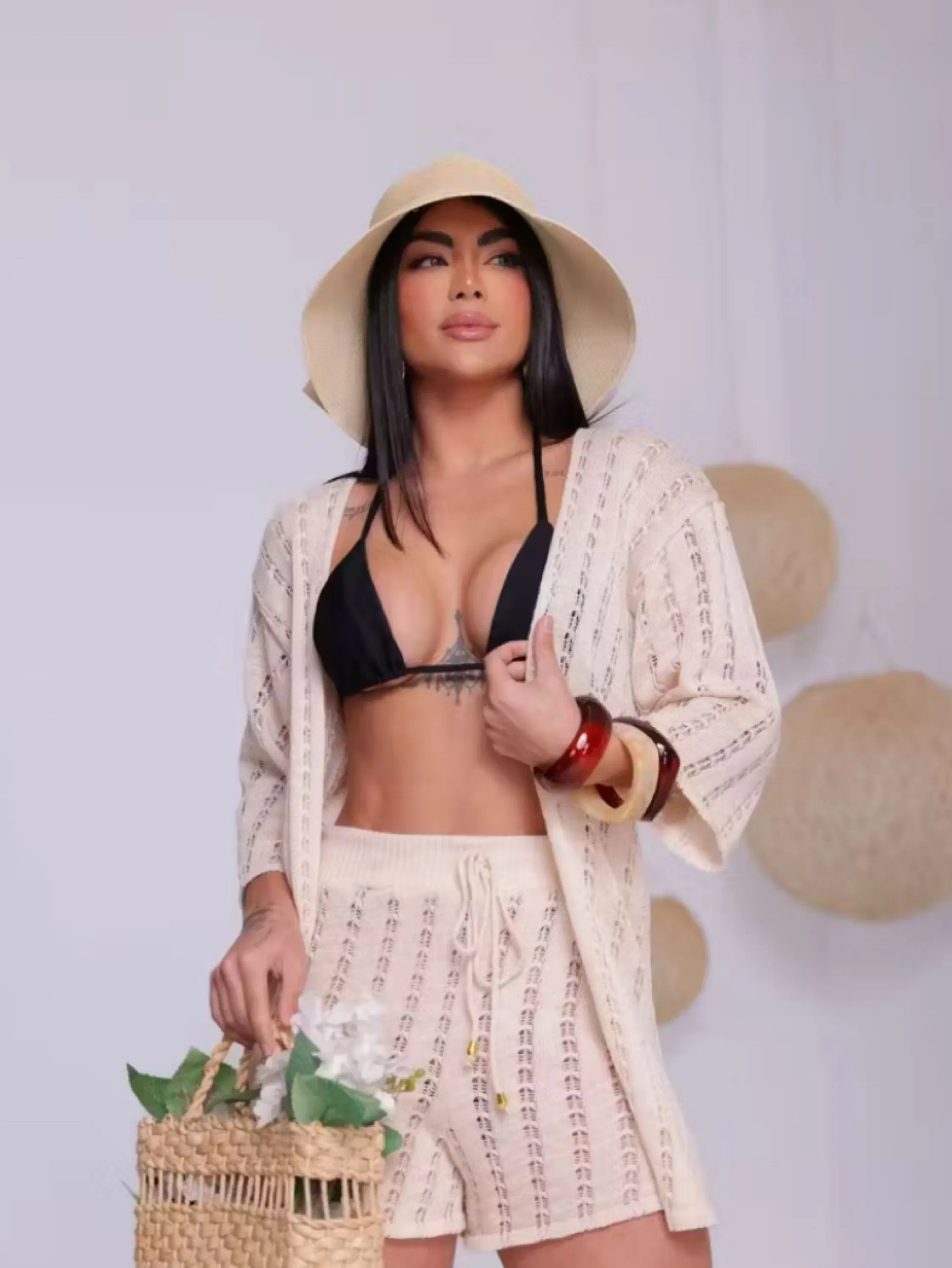 Conjunto Shorts + Kimono
