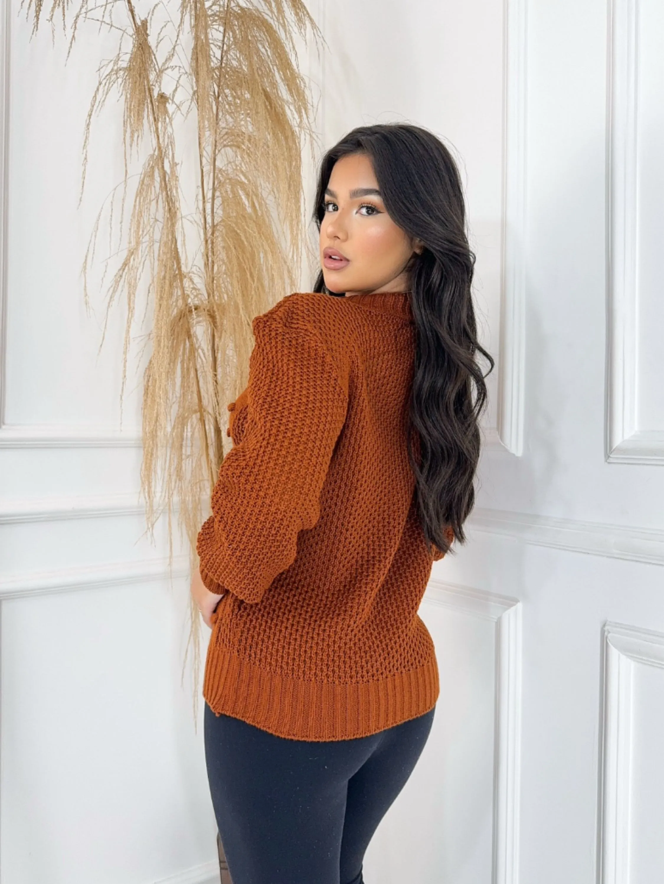 Blusa Tricô com detalhes