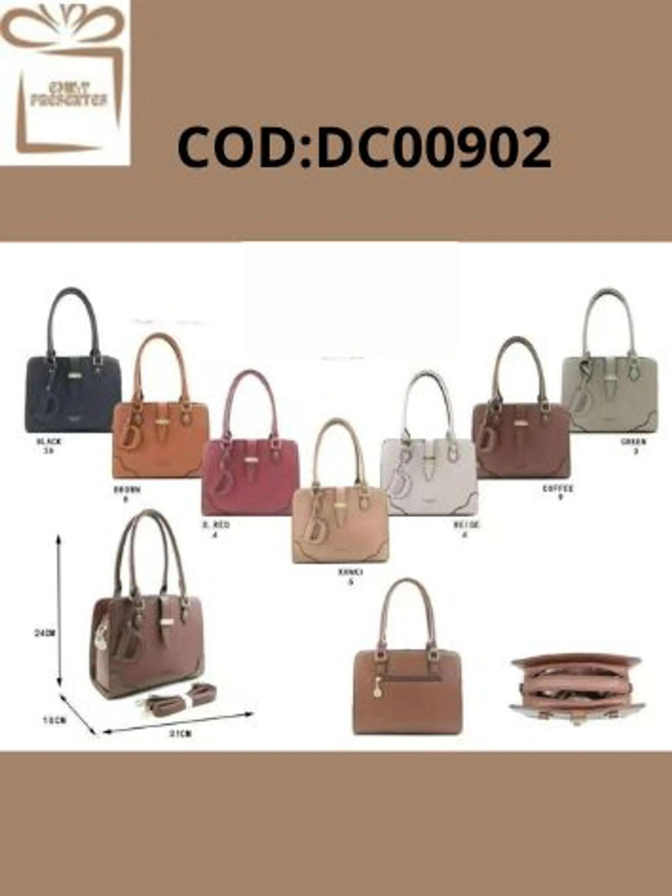 Bolsa Grande  Grande Casual Couro PU-DC00902