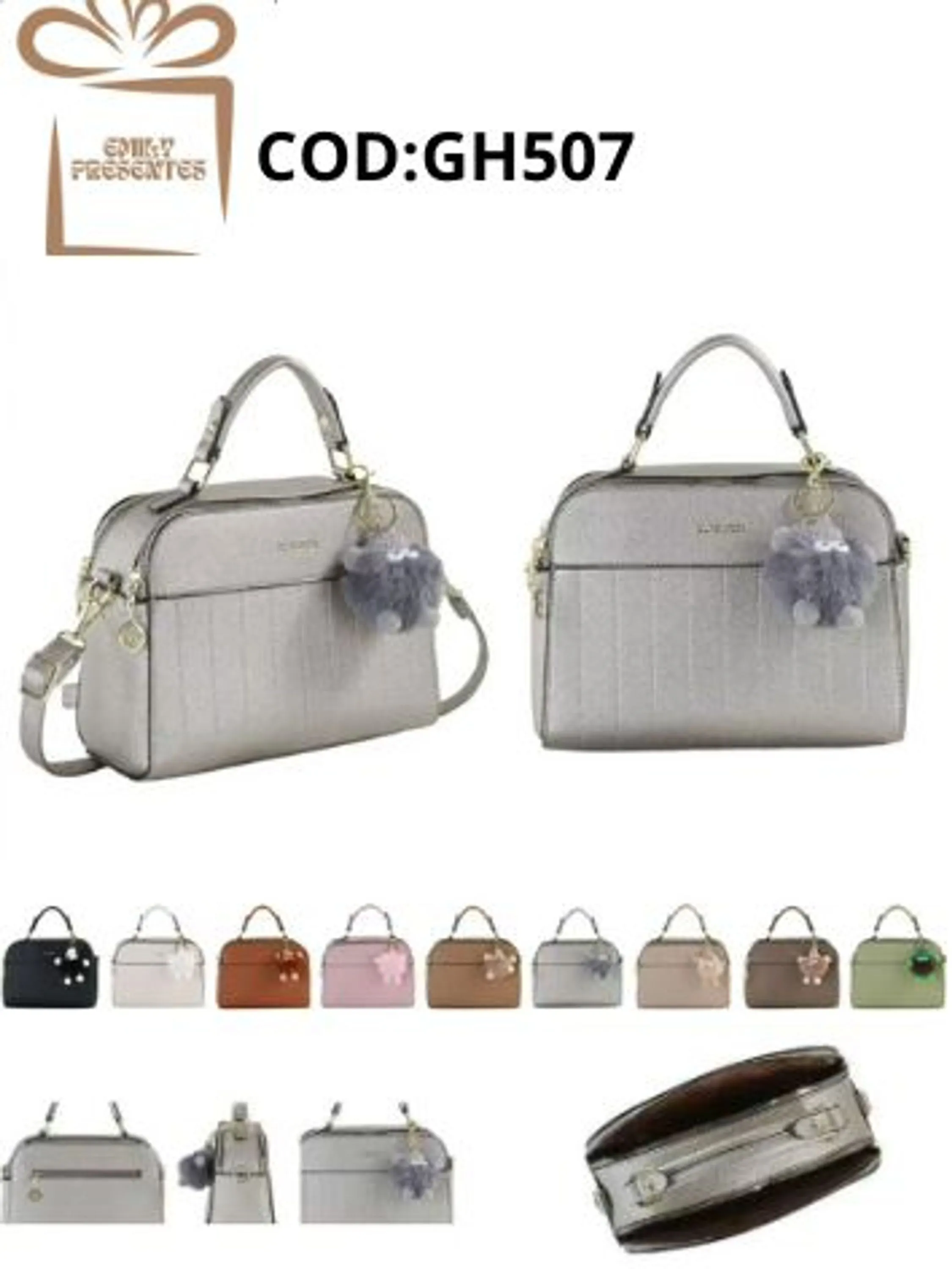 Bolsa Feminina Mini Maleta com Chaveiro FRUFRU-GH507