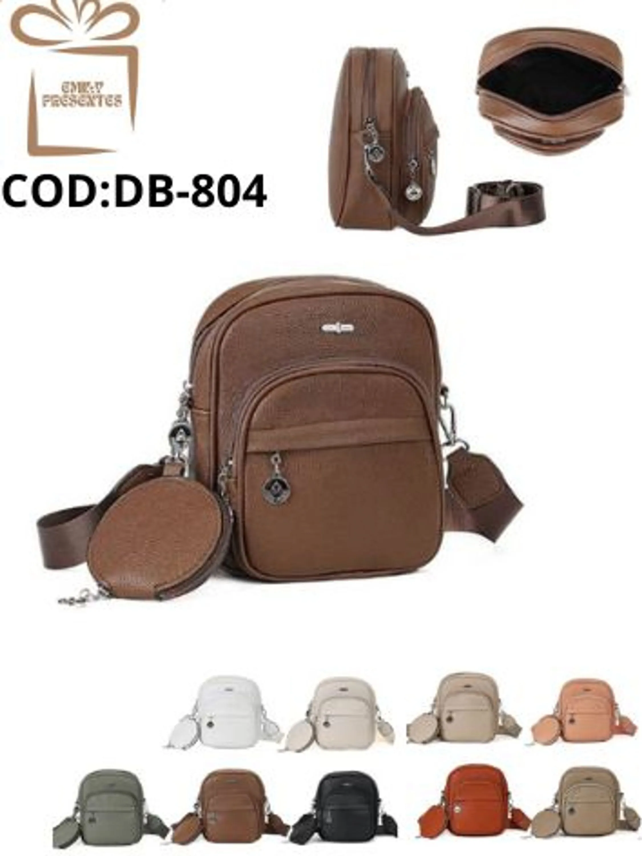 Bolsa Feminina Com Porta Moeda com Alça Grossa-DB804