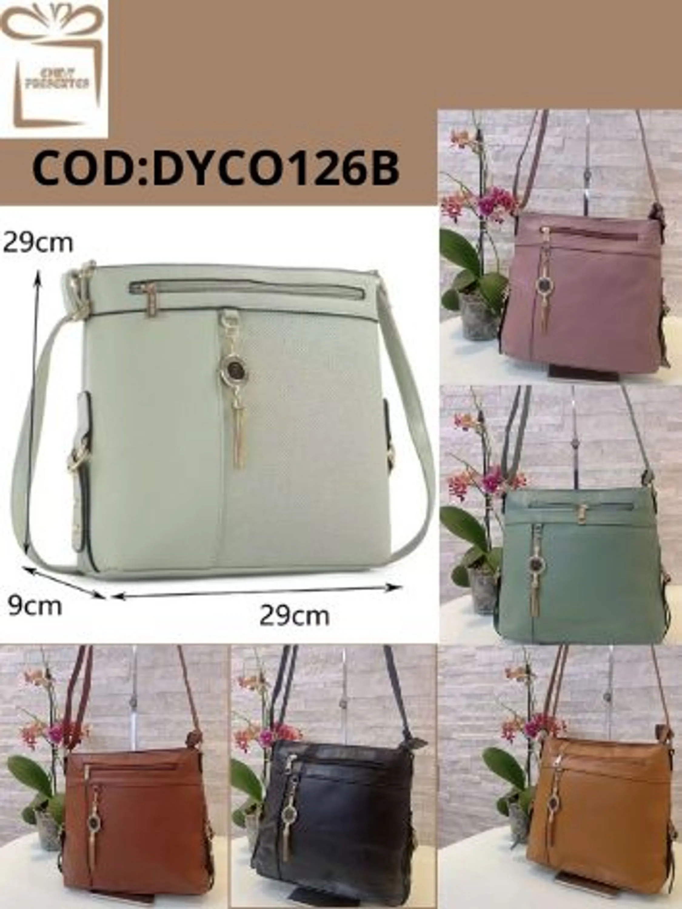 Bolsa Feminina Tiracolo Transversal -126B