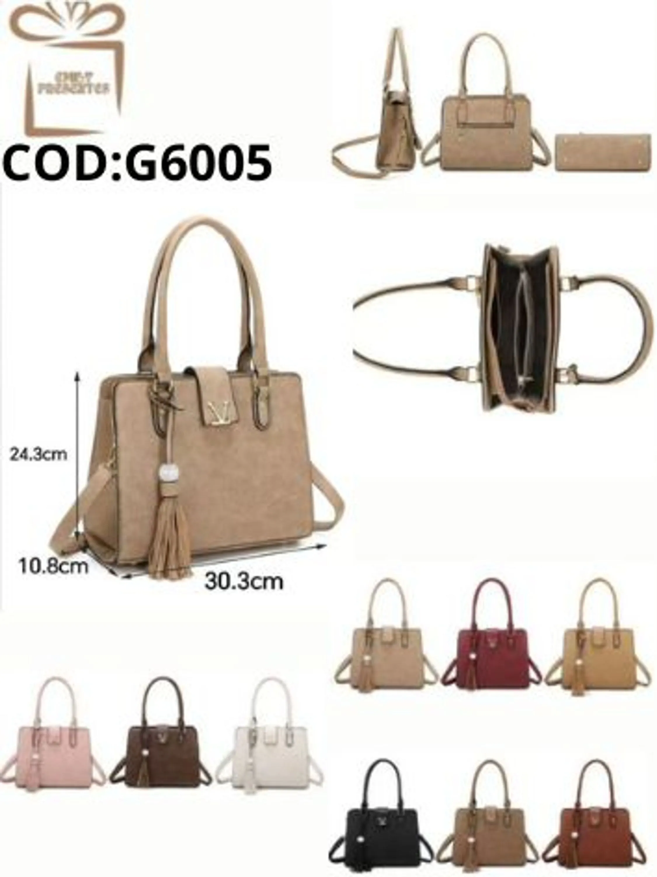 Bolsa Casual com CHAVEIRO Moderno-G6005