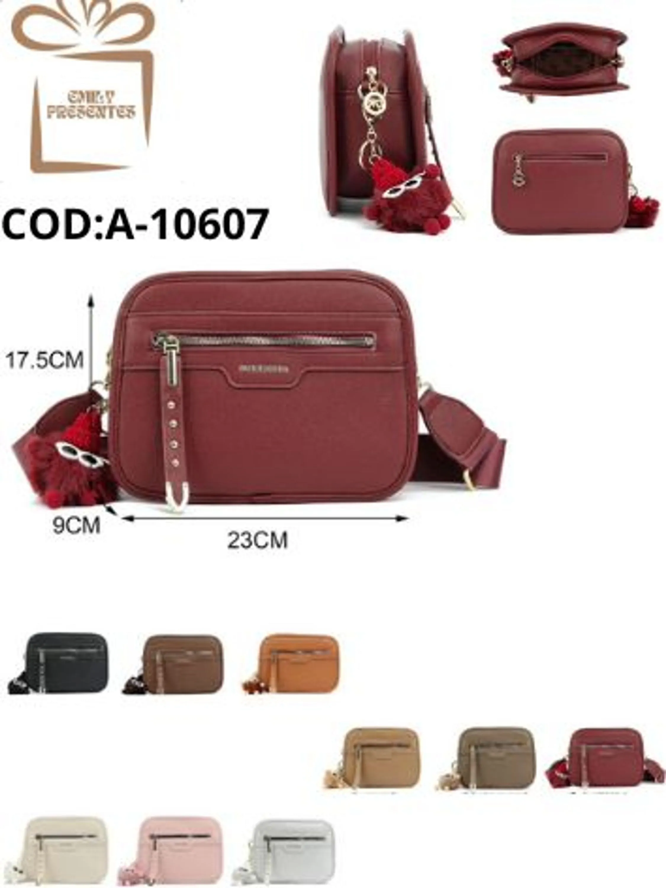 Bolsa Feminina com Alça Grosso-A10607