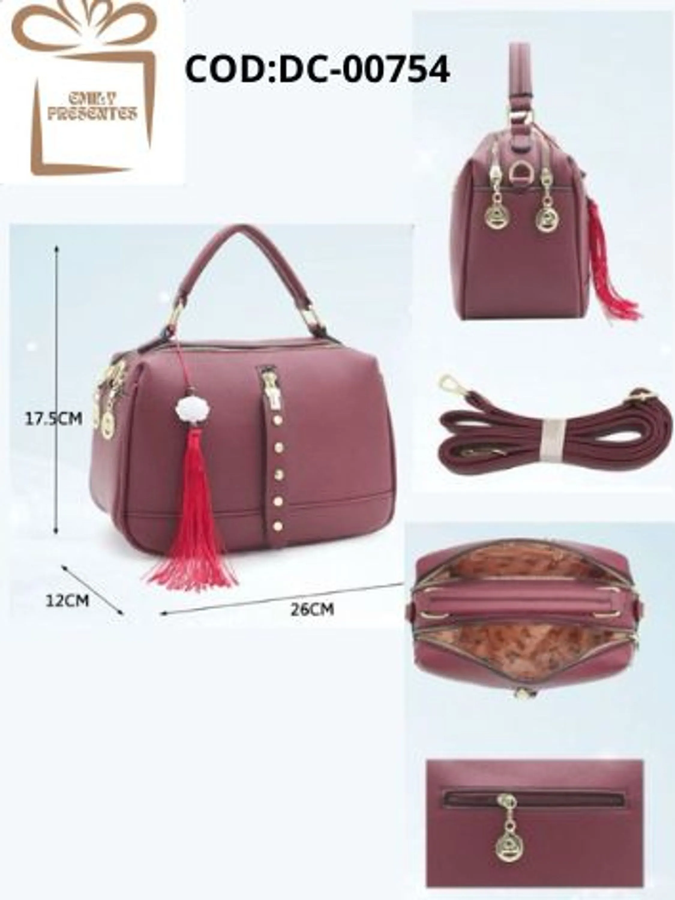 Bolsa Feminina Couro-DC/754