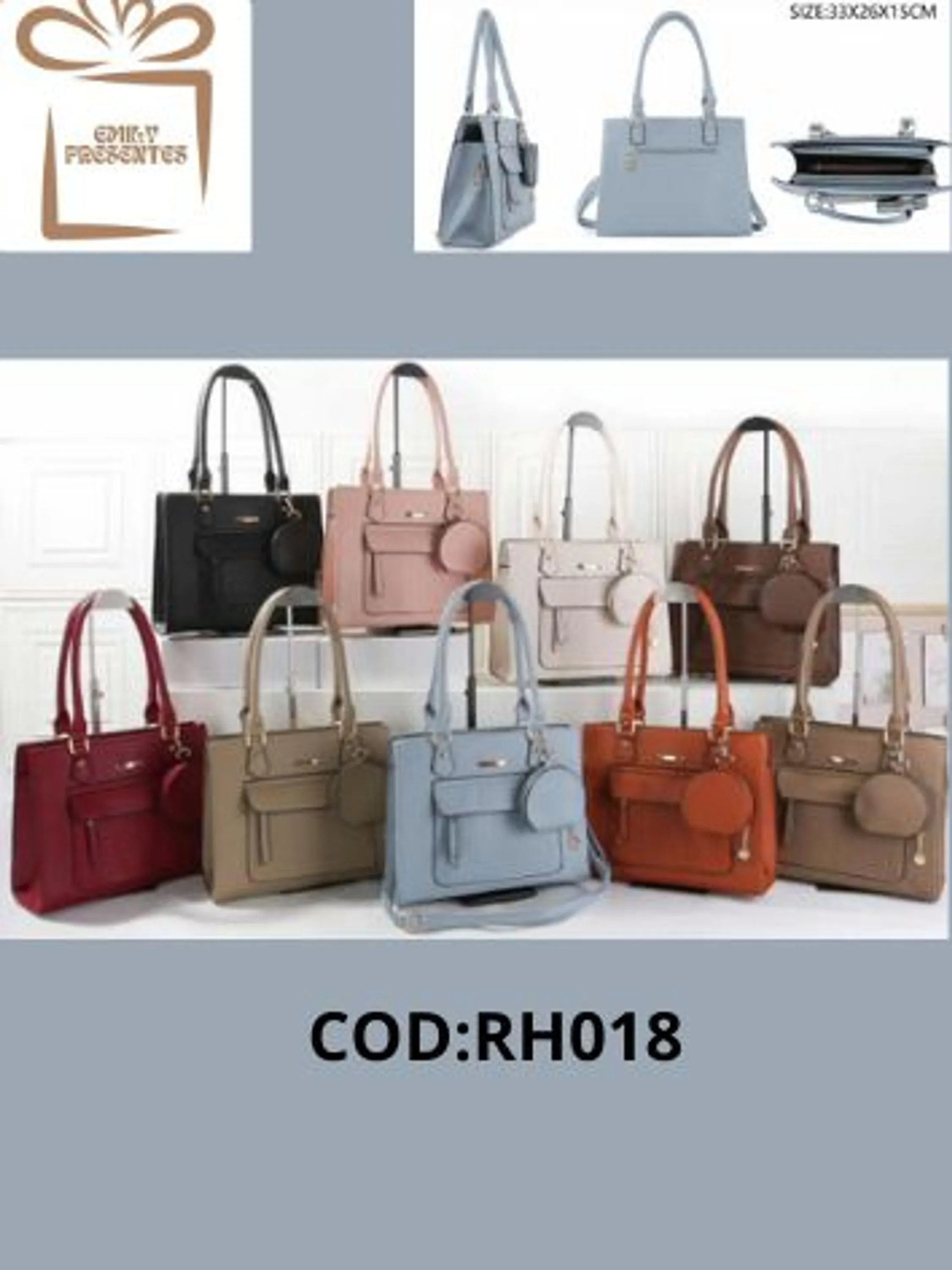 Bolsa Feminina Grande Social-RH/8018