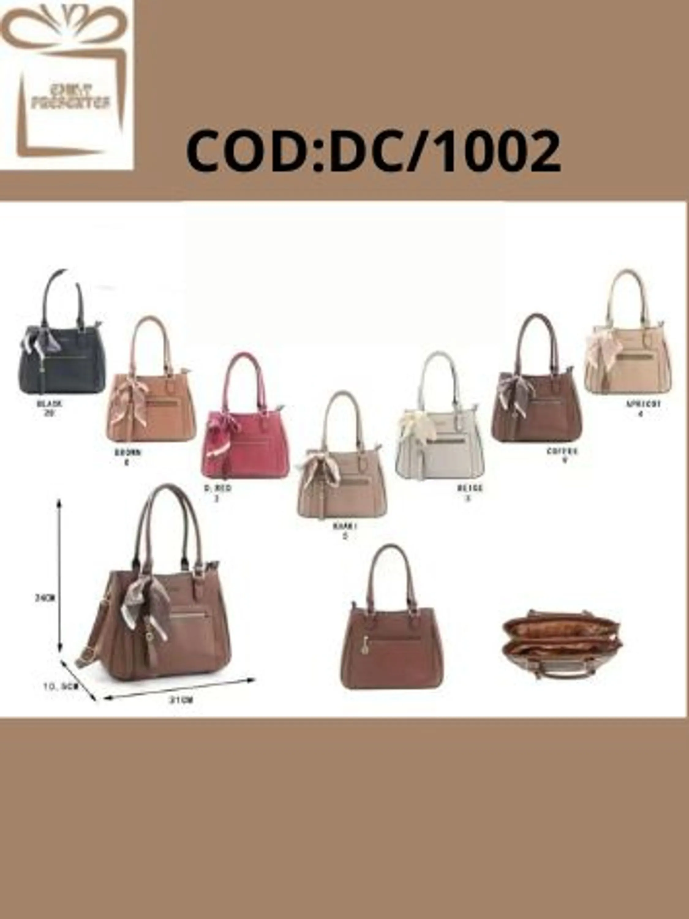 Bolsa Grande Acompanha Lenço-DC1002