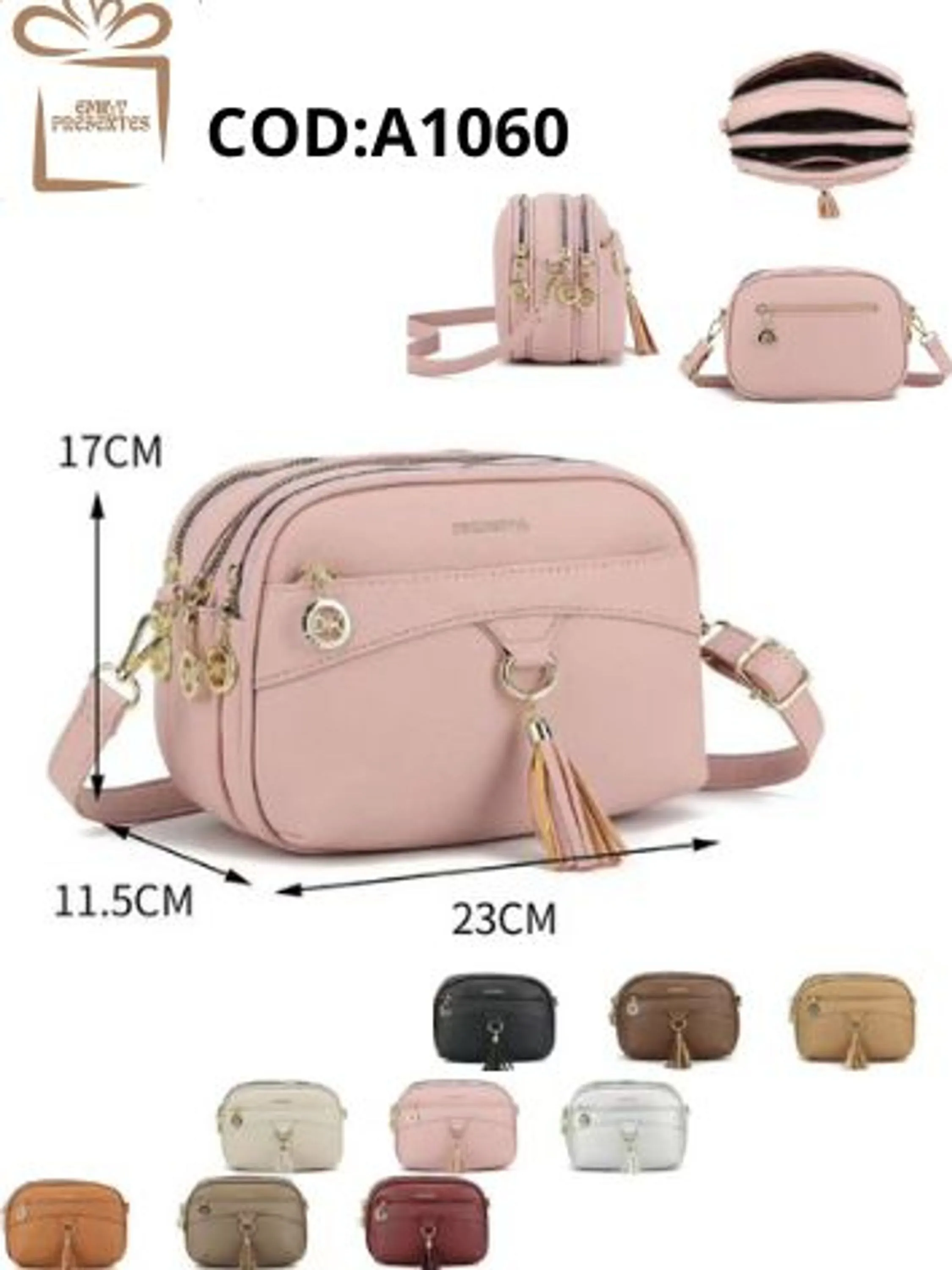 Bolsa Feminina TIRACOLO Couro PU-A1060