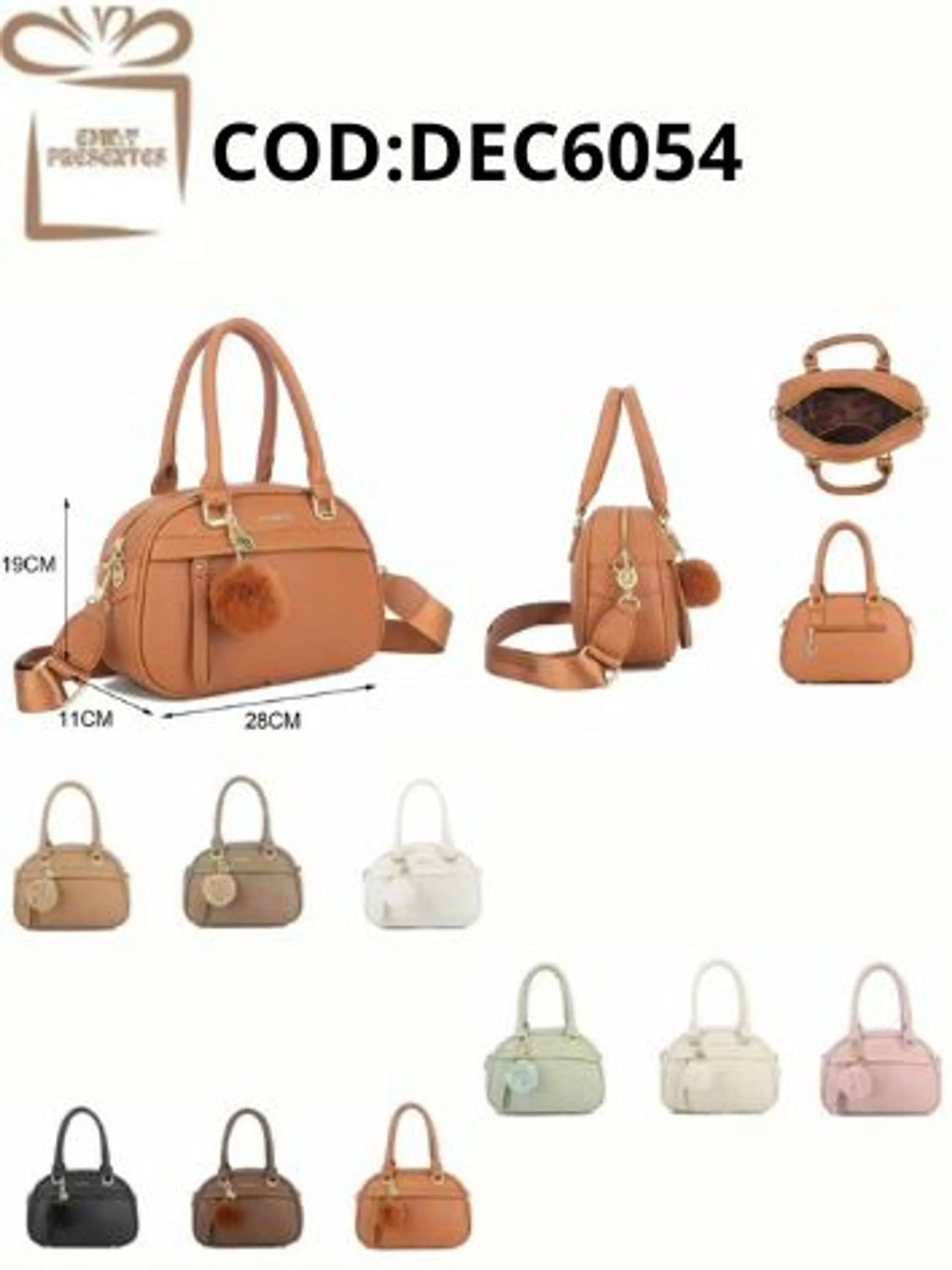 Bolsa Feminina Baú Clássico-DEC6054