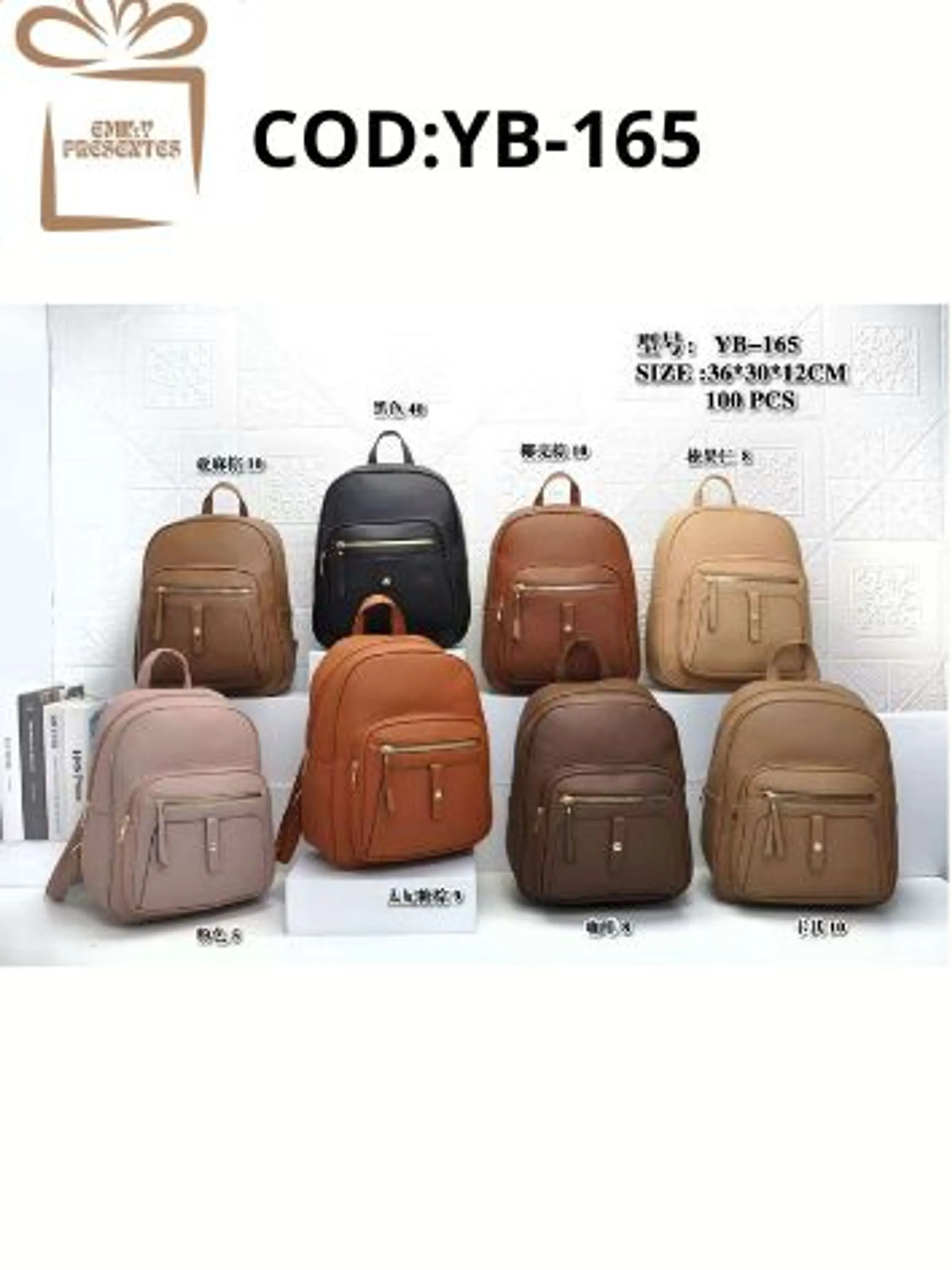 Mochila Feminina Couro PU-YB-165