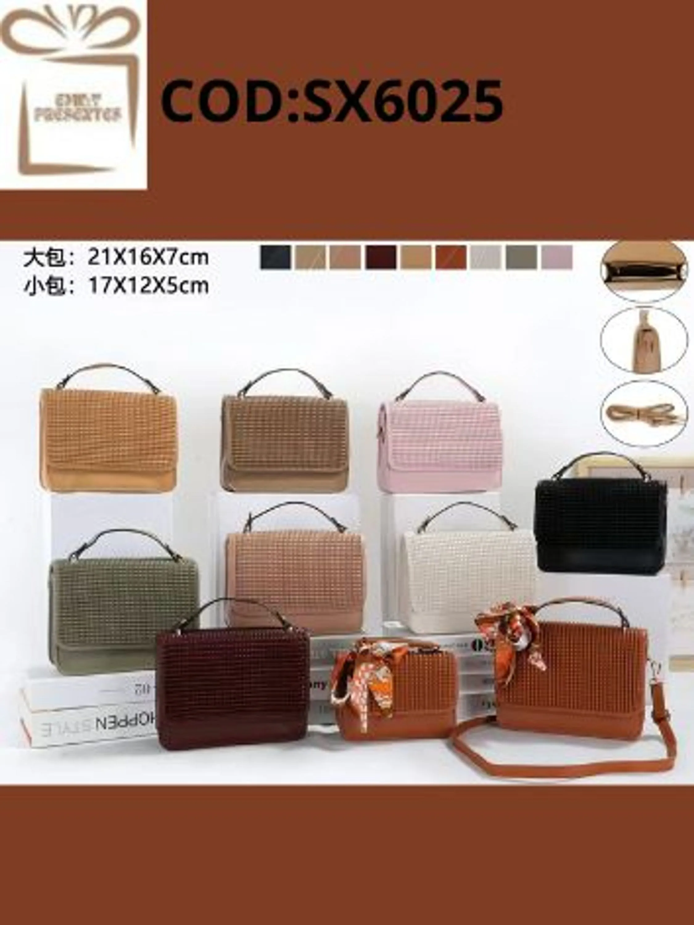 Kits 2 Bolsa Feminina com Desing Modernizado-SX60255