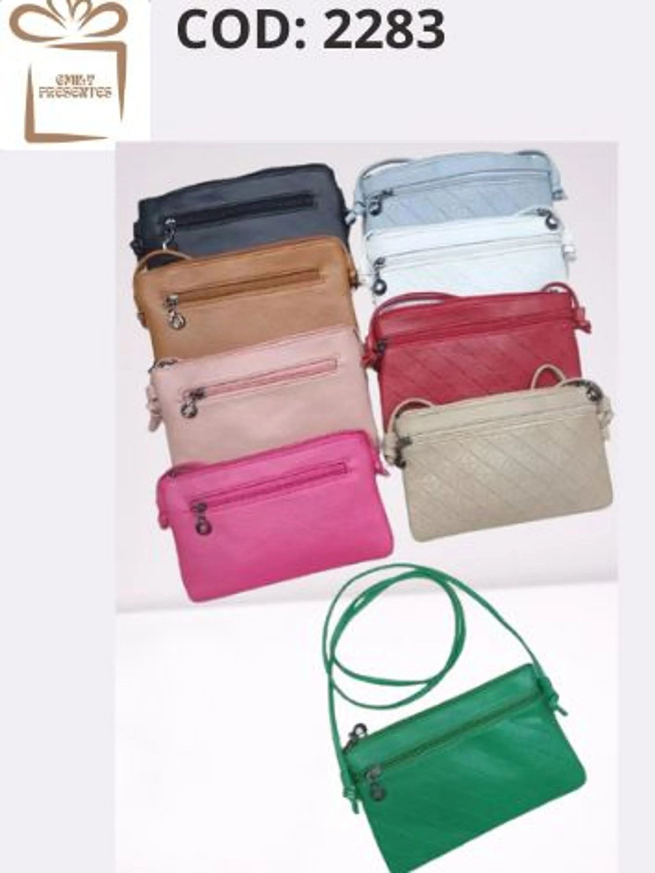 Bolsa Feminina Tiracolo Horizontal-2283