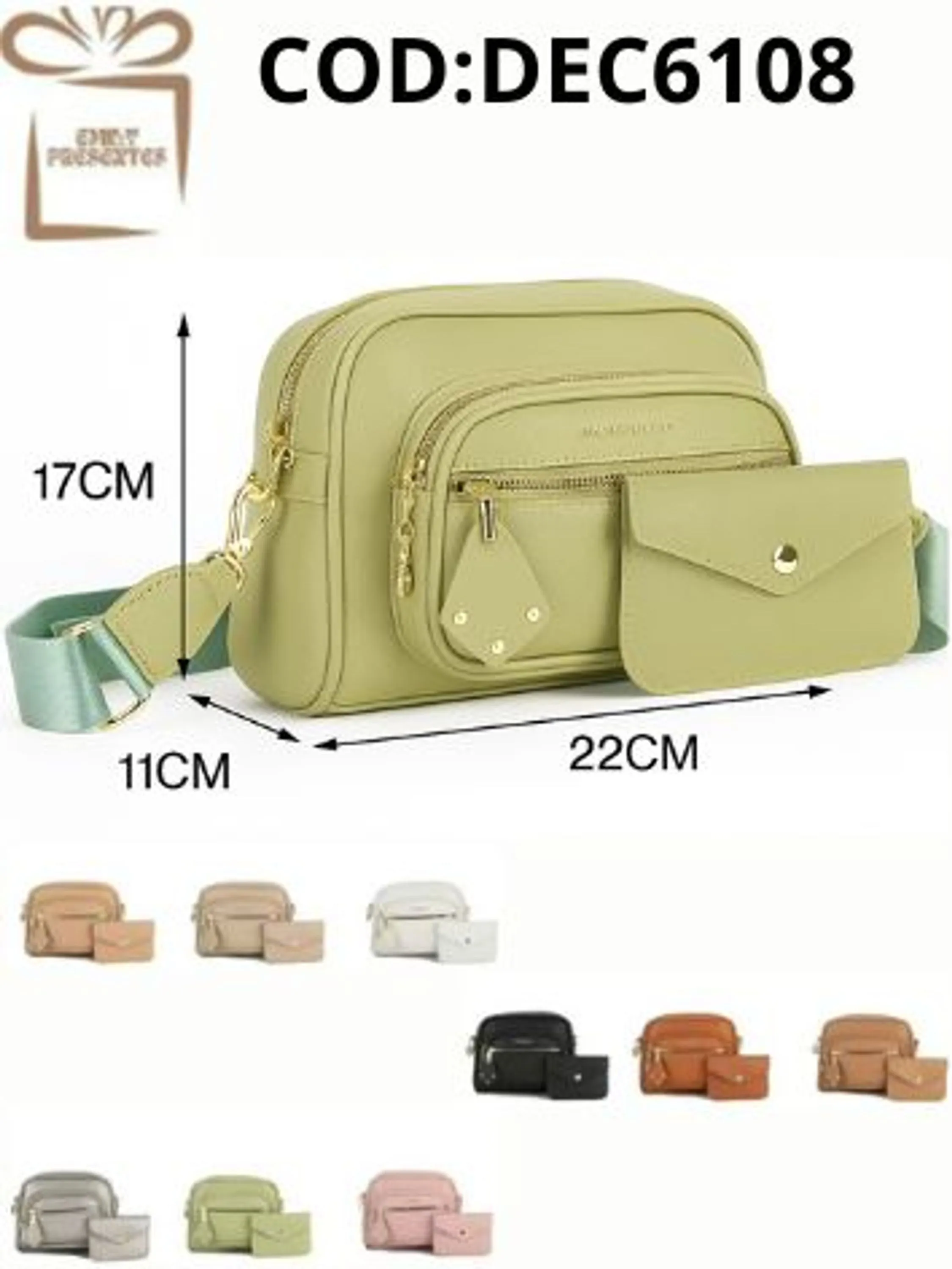 Bolsa Feminina Couro PU-DEC6108