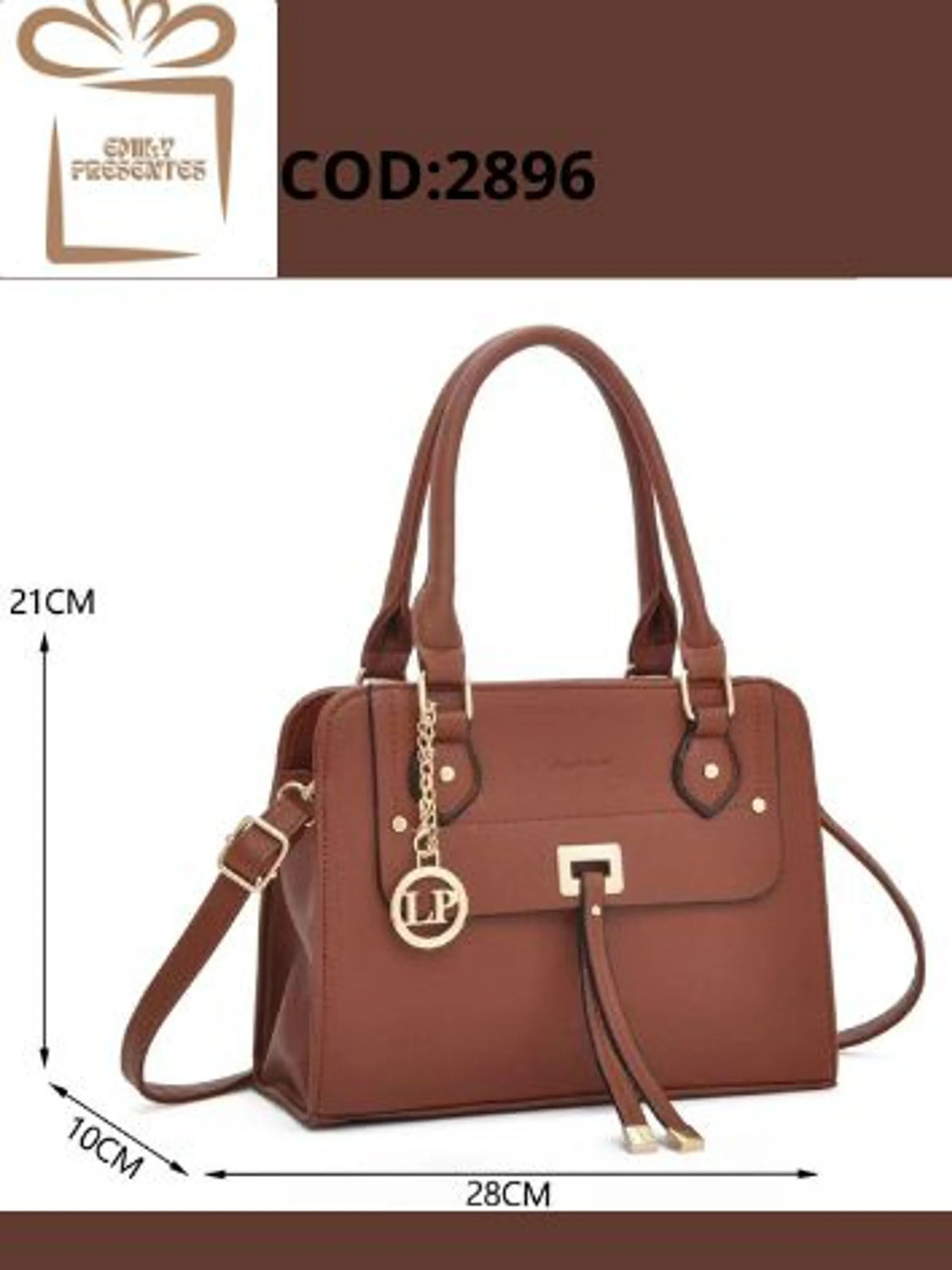 Bolsa Feminina  Linda Casual Couro PU-2896